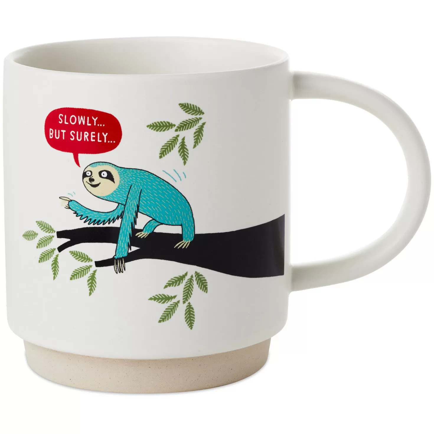 Store Sloth Slowly But Surely Funny Mug, 16 Oz. Encouragement