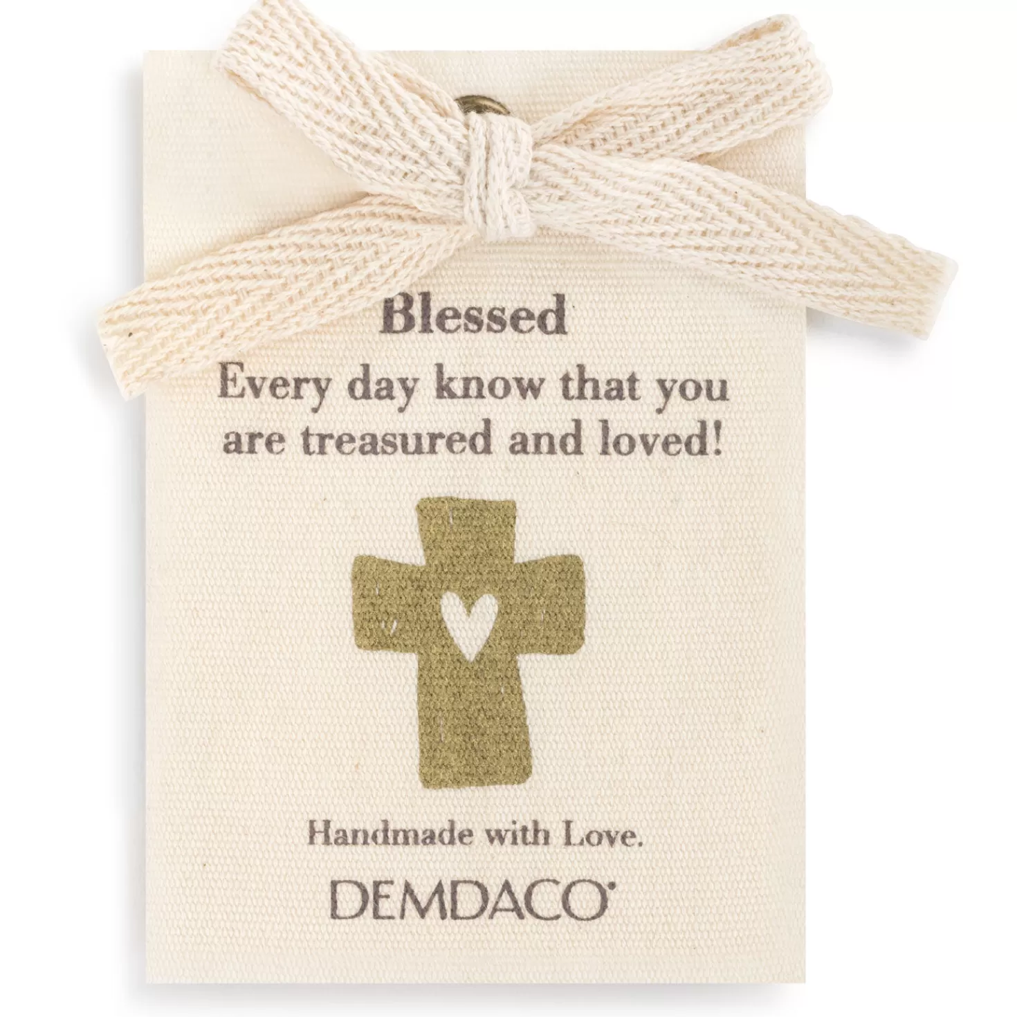 Fashion Small Blessing Giving Bear Stuffed Animal, 8.5" Encouragement