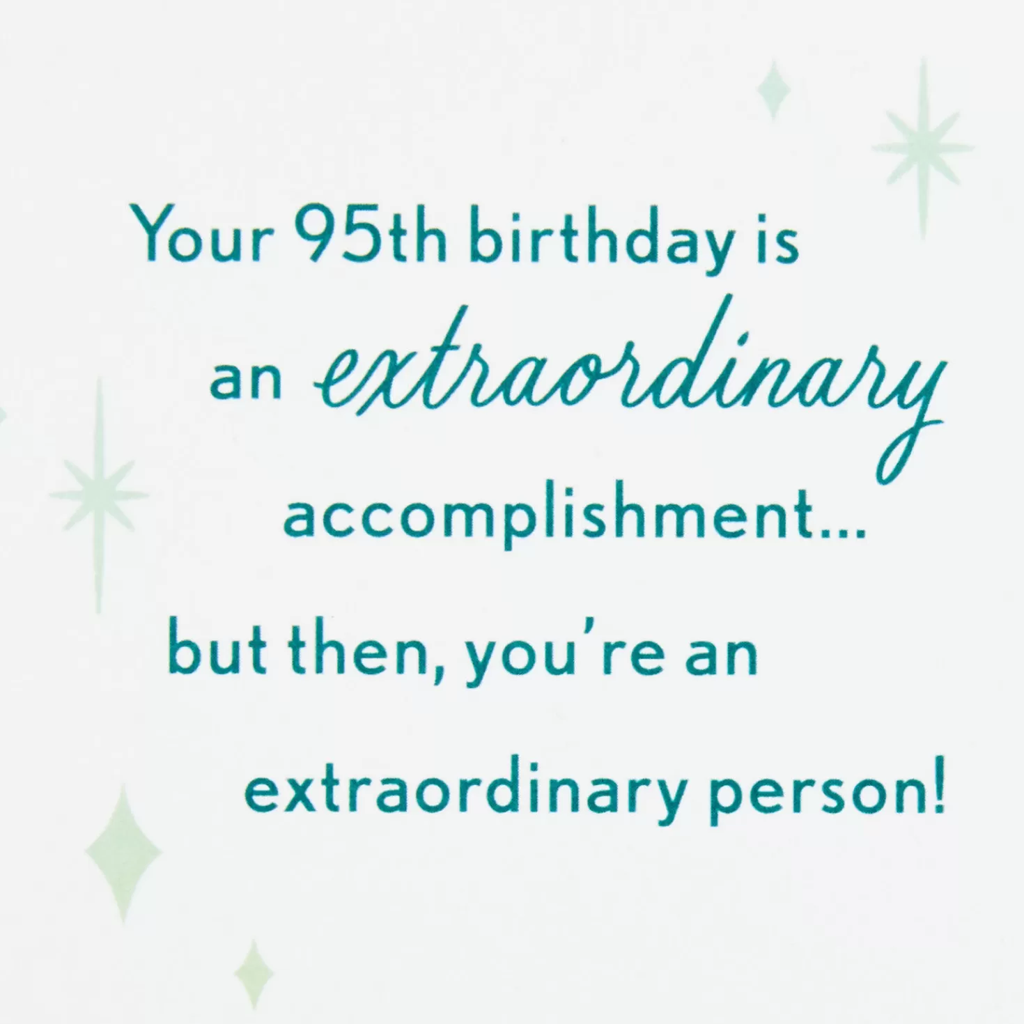 Birthday>Hallmark Smiles And Celebration 95Th Birthday Card