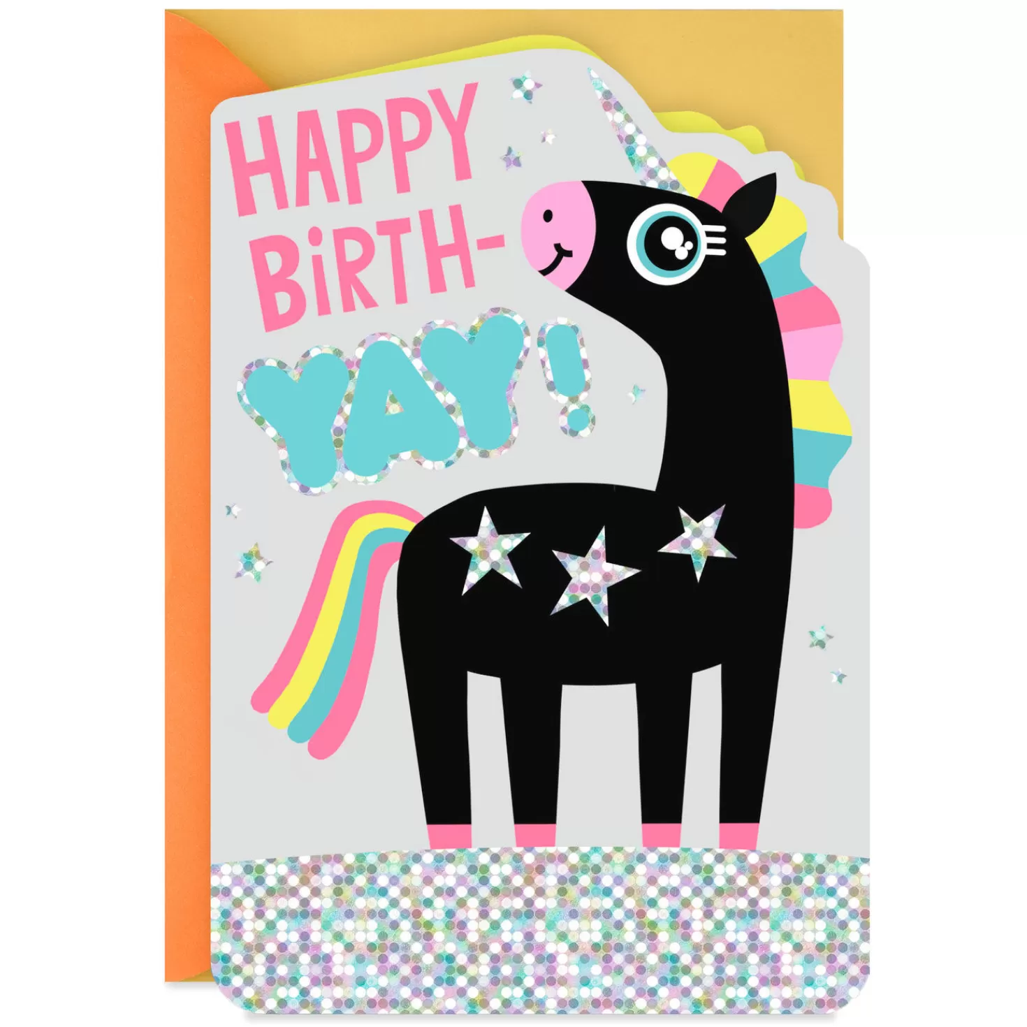 Birthday>Hallmark Smiles, Hugs And Unicorns Birthday Card