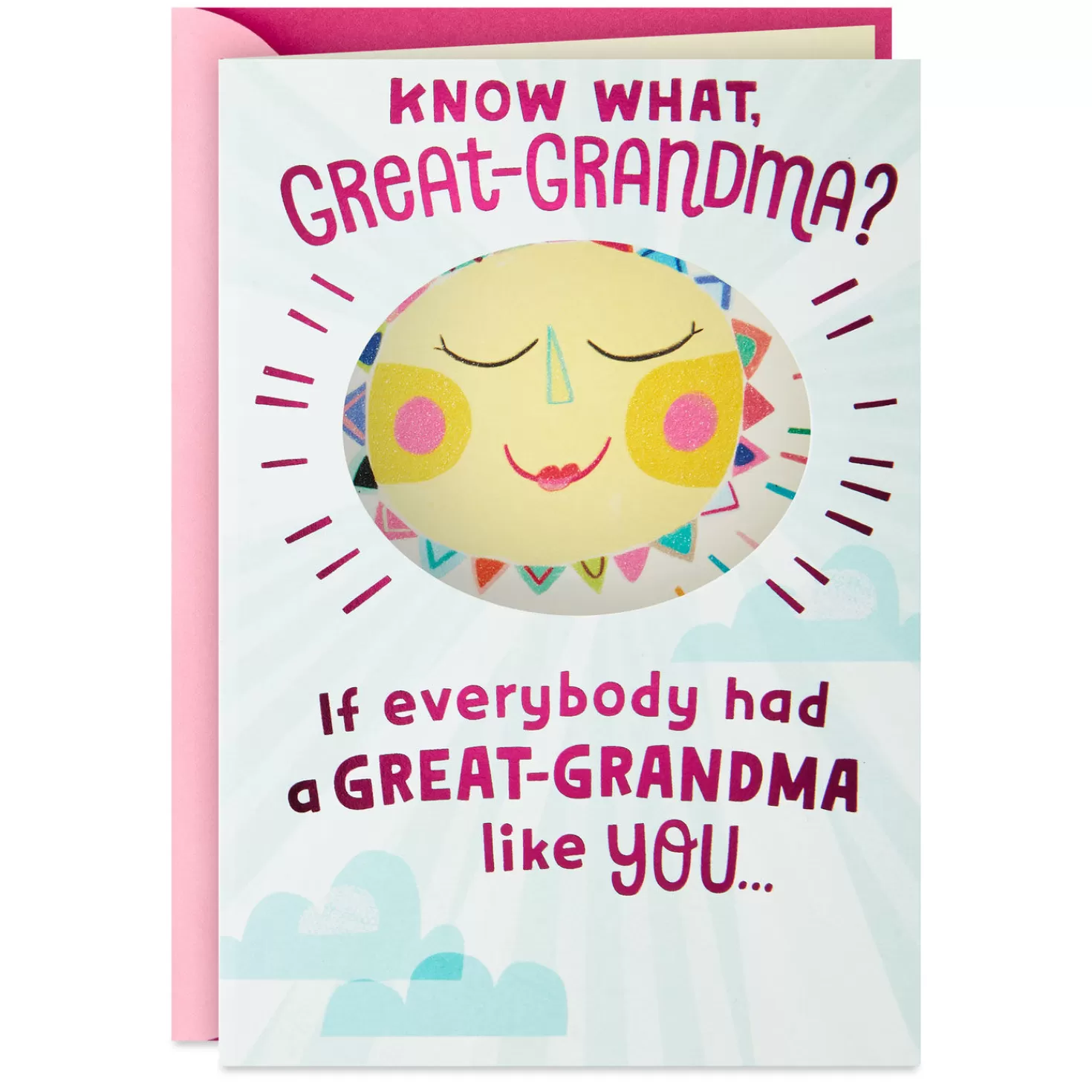 Birthday>Hallmark Smiling Sunshine Birthday Card For Great-Grandma