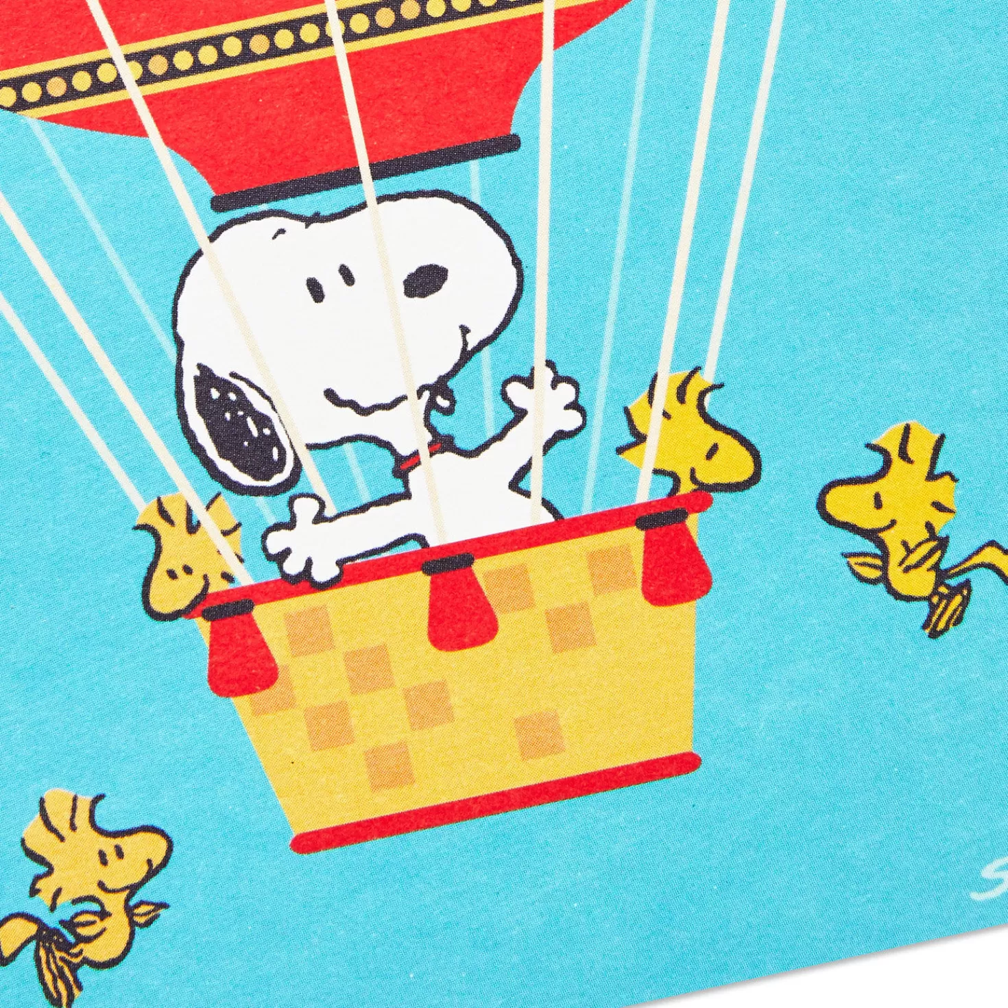 Shop Snoopy Hot Air Balloon Boxed Thank-You Notes, Pack Of 12 Thank You