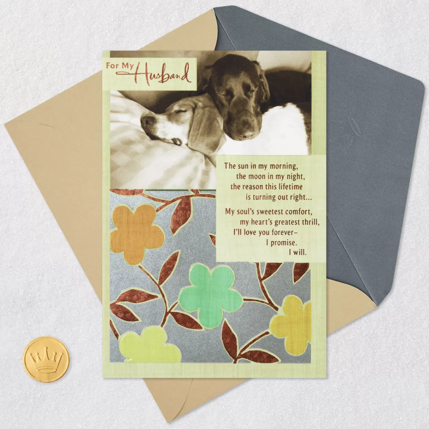 Anniversary>Hallmark So Grateful For Your Love Anniversary Card For Husband