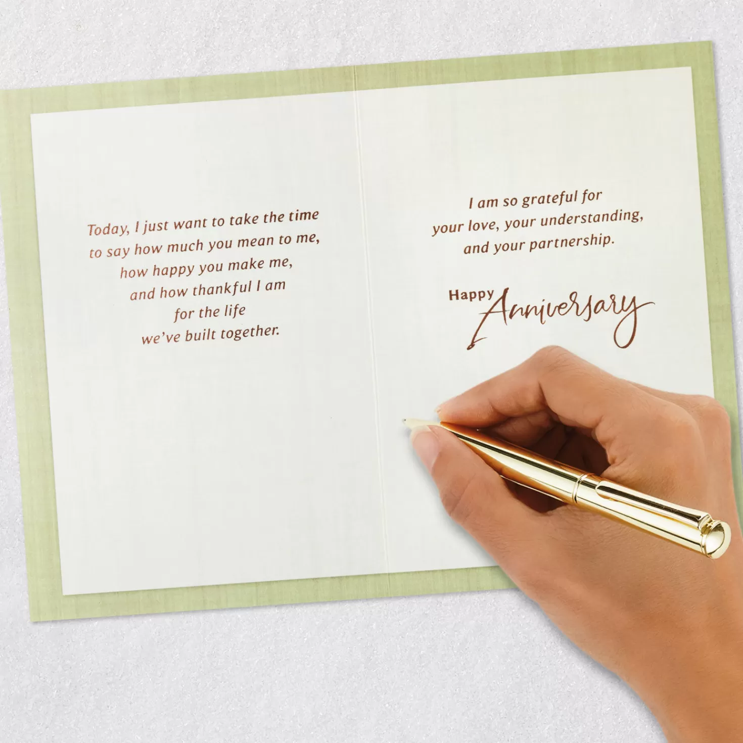 Anniversary>Hallmark So Grateful For Your Love Anniversary Card For Husband