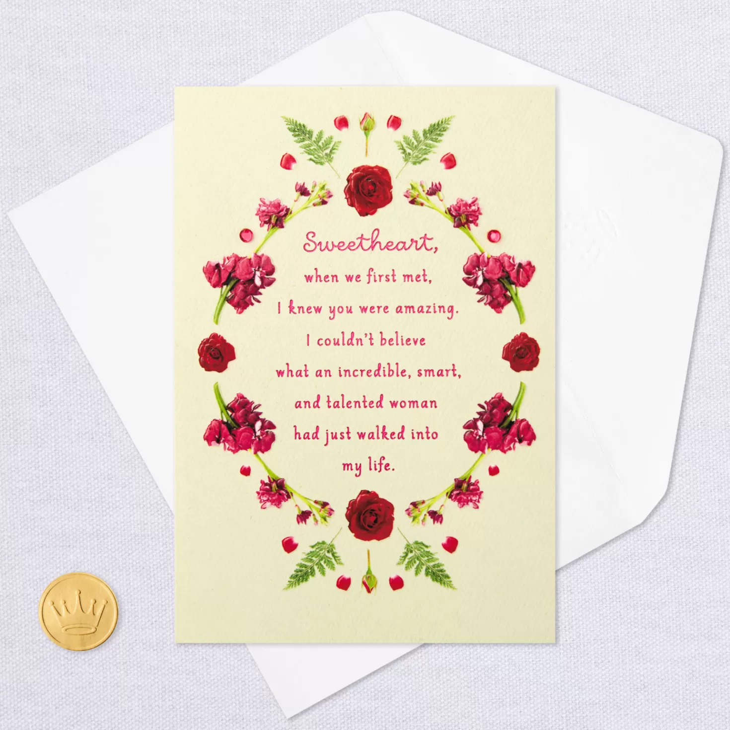 Birthday>Hallmark So Grateful You Came Into My Life Birthday Card For Her