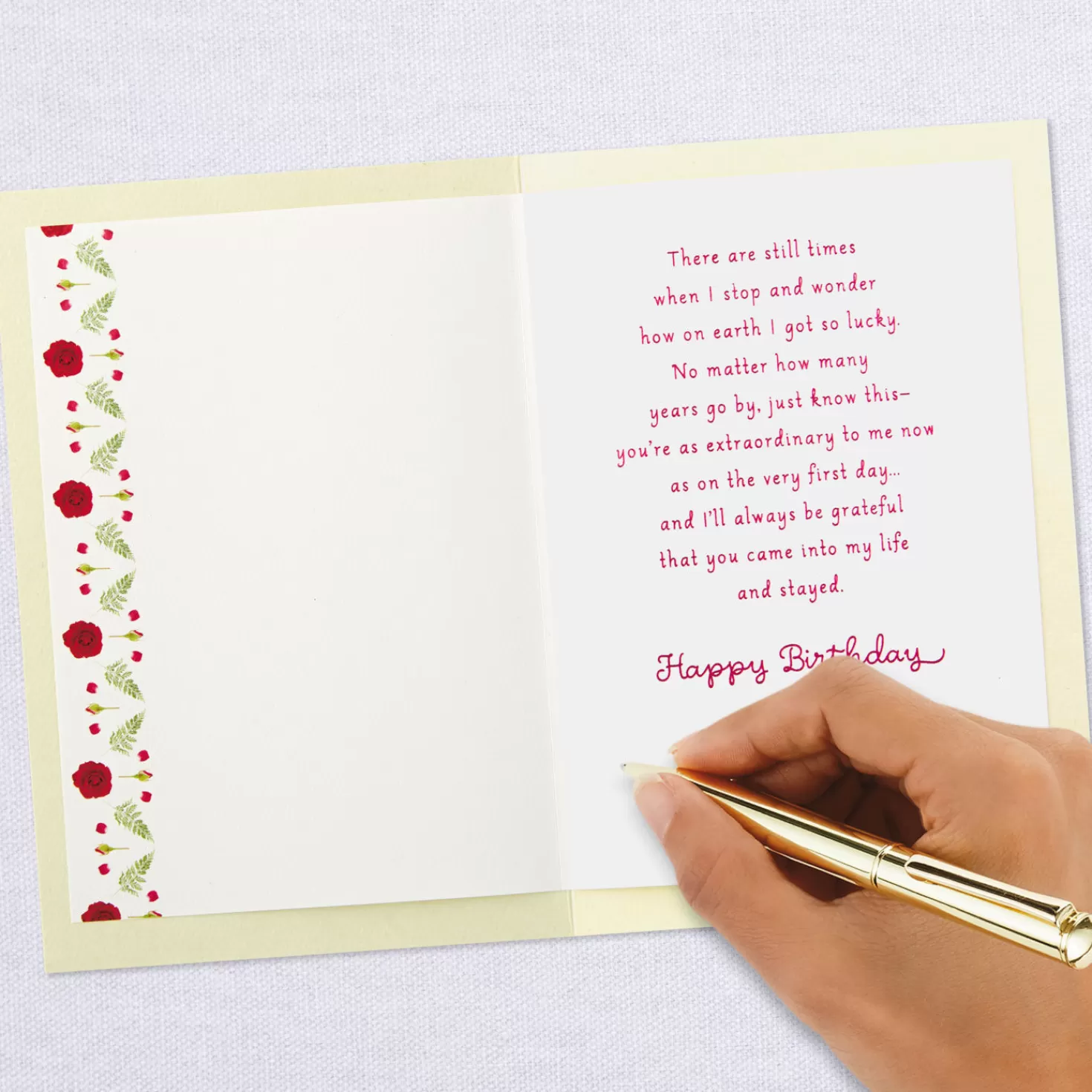 Birthday>Hallmark So Grateful You Came Into My Life Birthday Card For Her