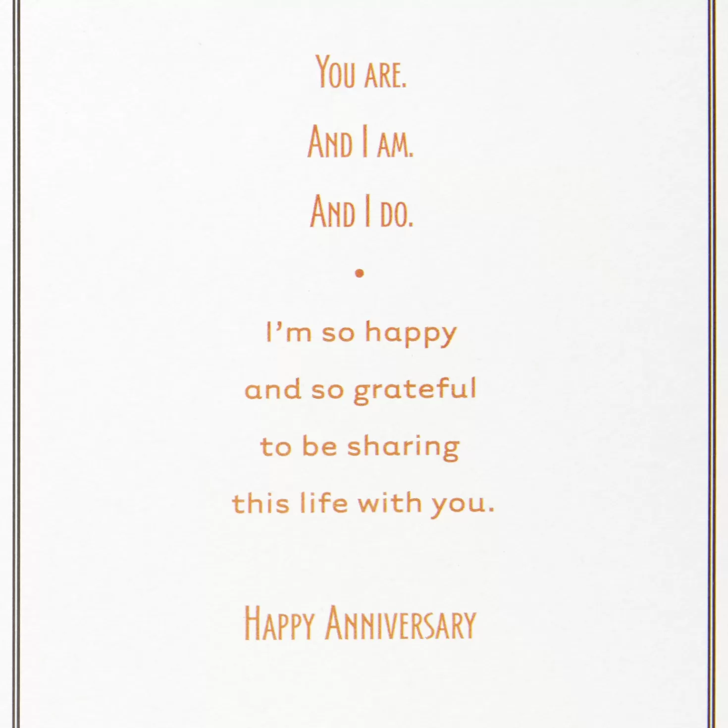 Anniversary>Hallmark So Happy And So Grateful Anniversary Card For Husband