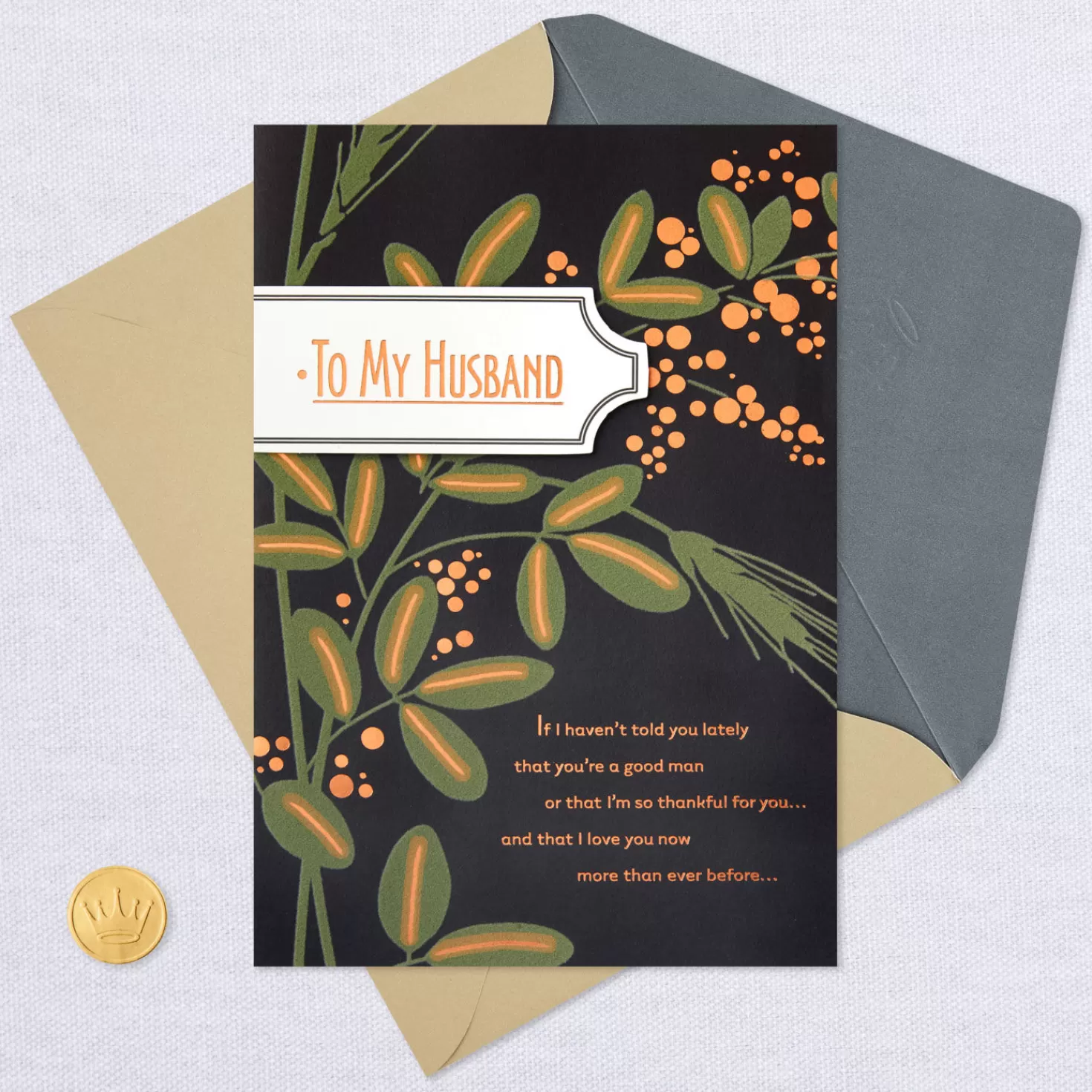 Anniversary>Hallmark So Happy And So Grateful Anniversary Card For Husband