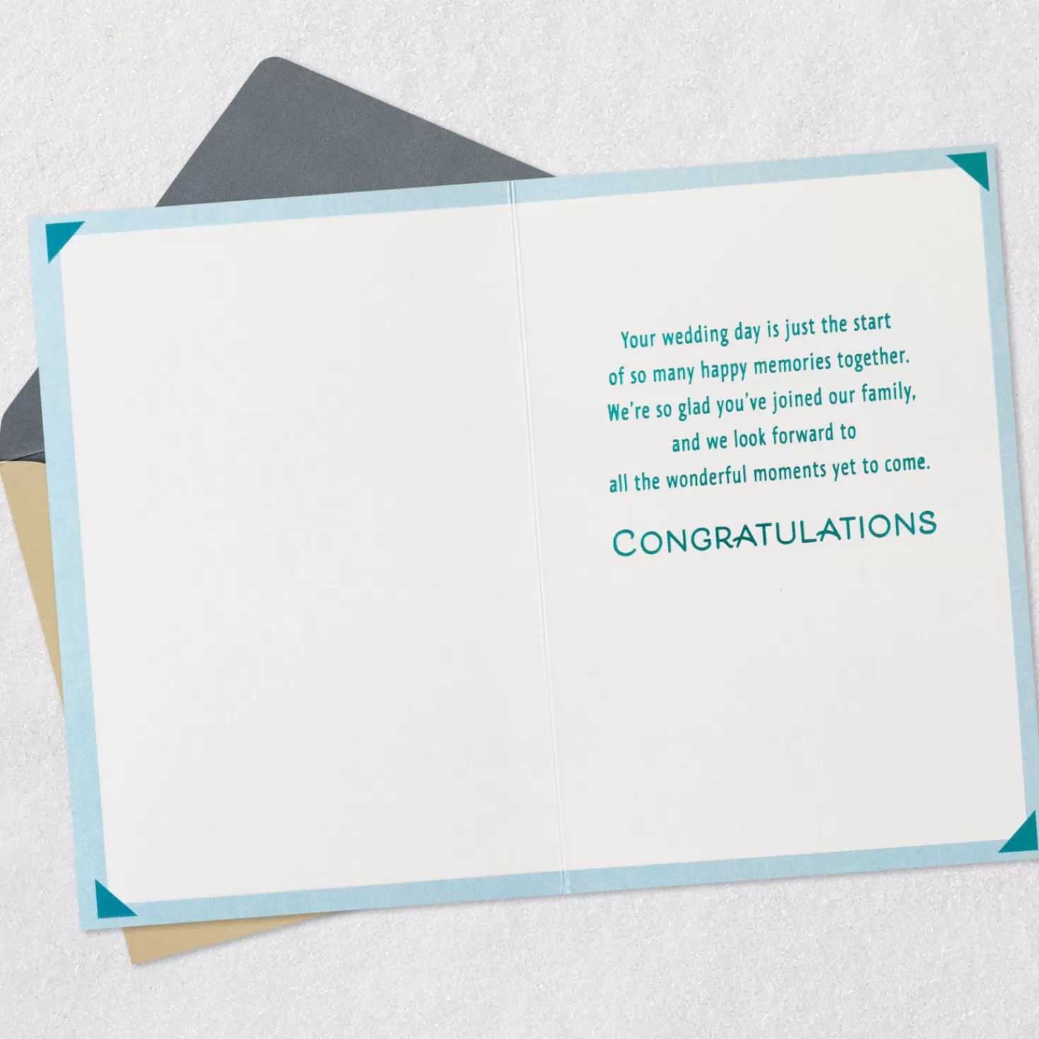 New So Happy You'Ve Joined Our Family Wedding Card For Son-In-Law Wedding