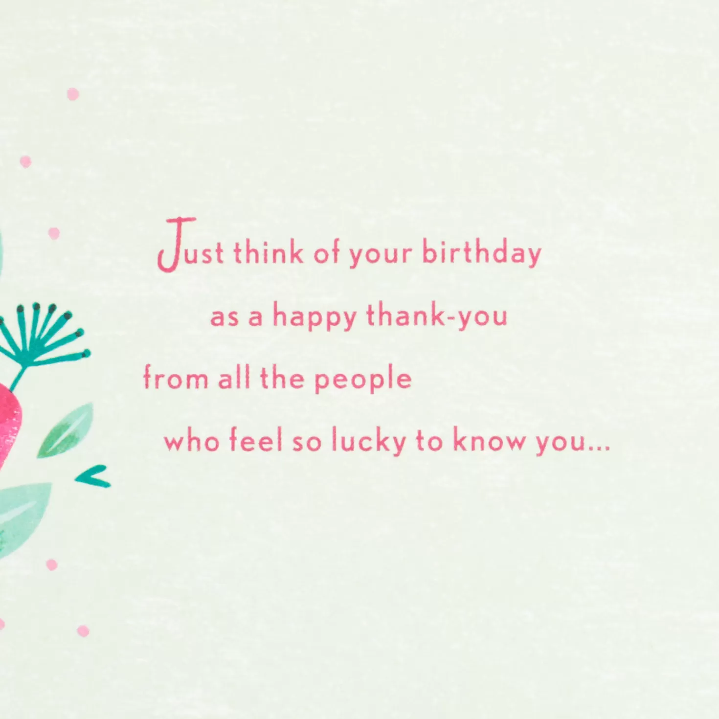 Birthday>Hallmark So Lucky To Know You Birthday Card
