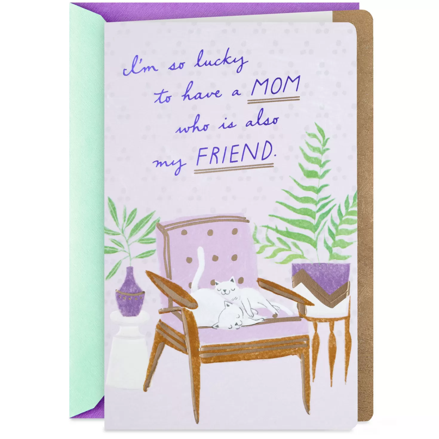 Birthday>Hallmark So Lucky You'Re My Mom And My Friend Birthday Card