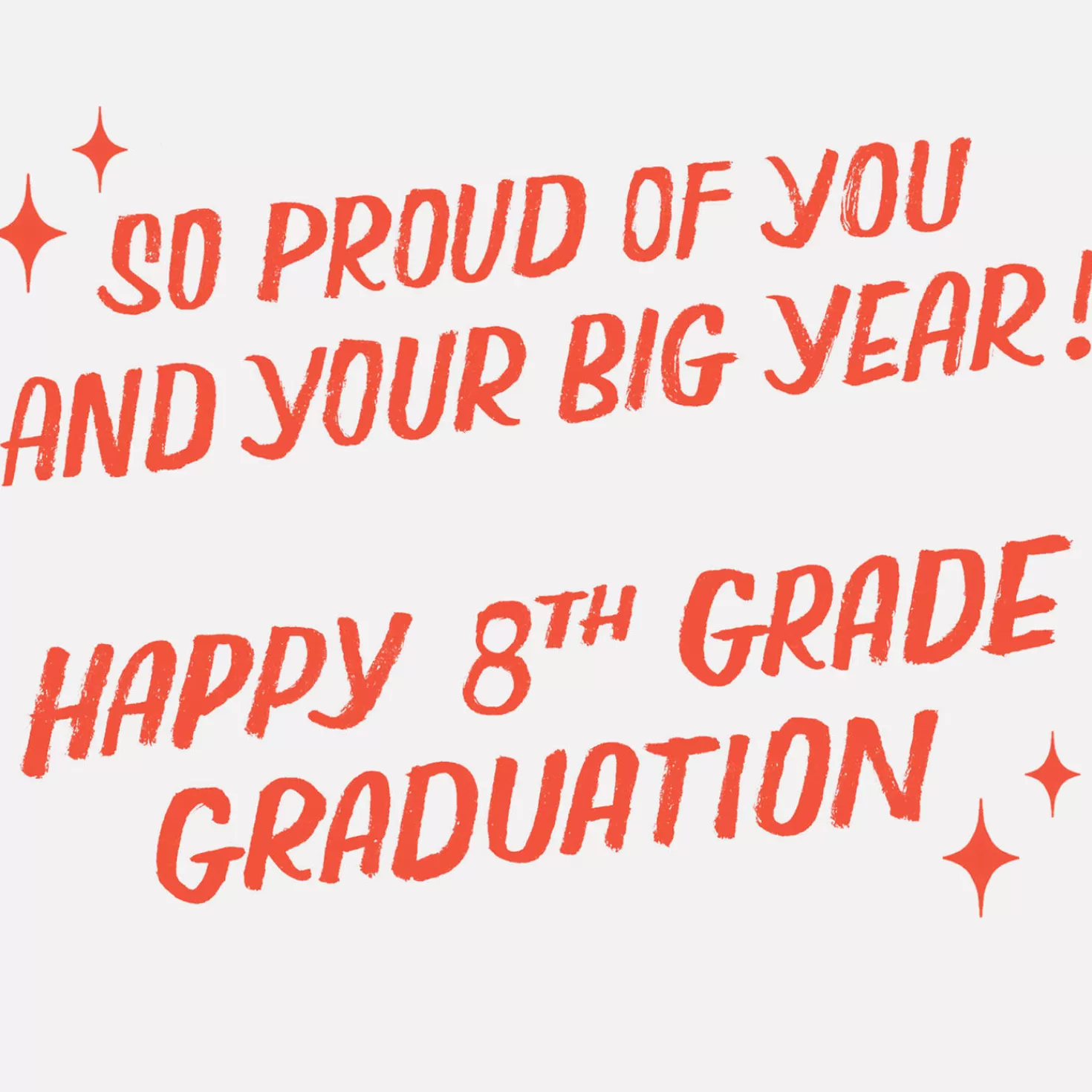 Clearance So Proud Of You 8Th Grade Graduation Card Graduation