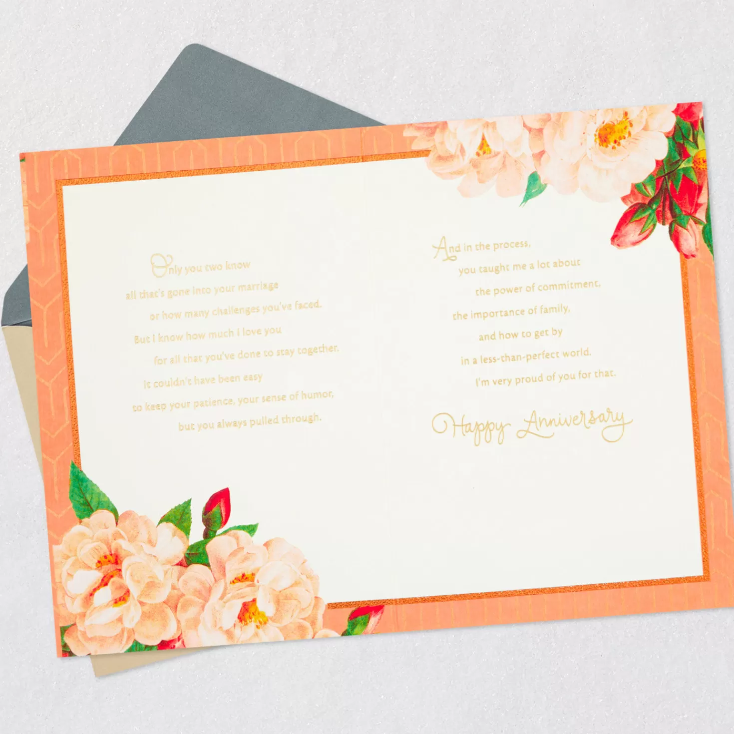 Anniversary>Hallmark So Proud Of You Anniversary Card For Mom And Dad