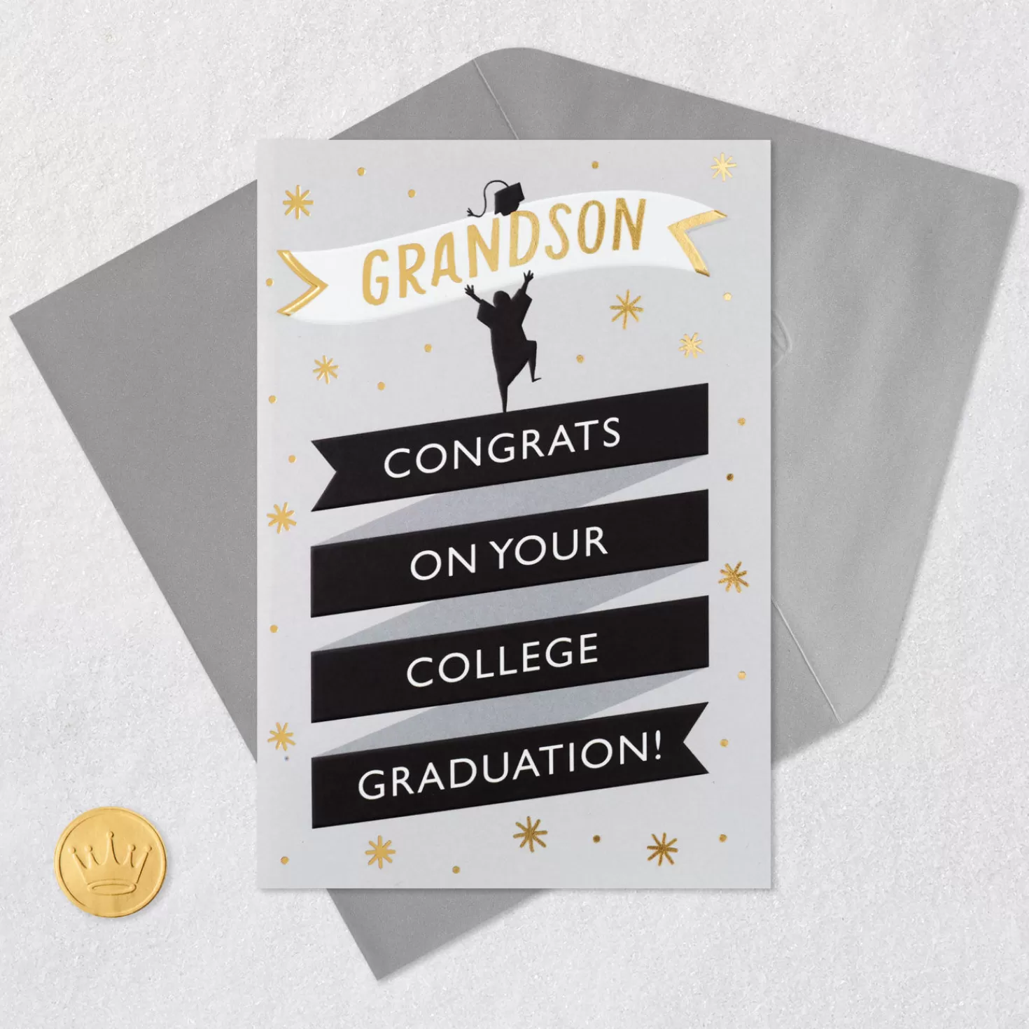 Fashion So Proud Of You College Graduation Card For Grandson Graduation
