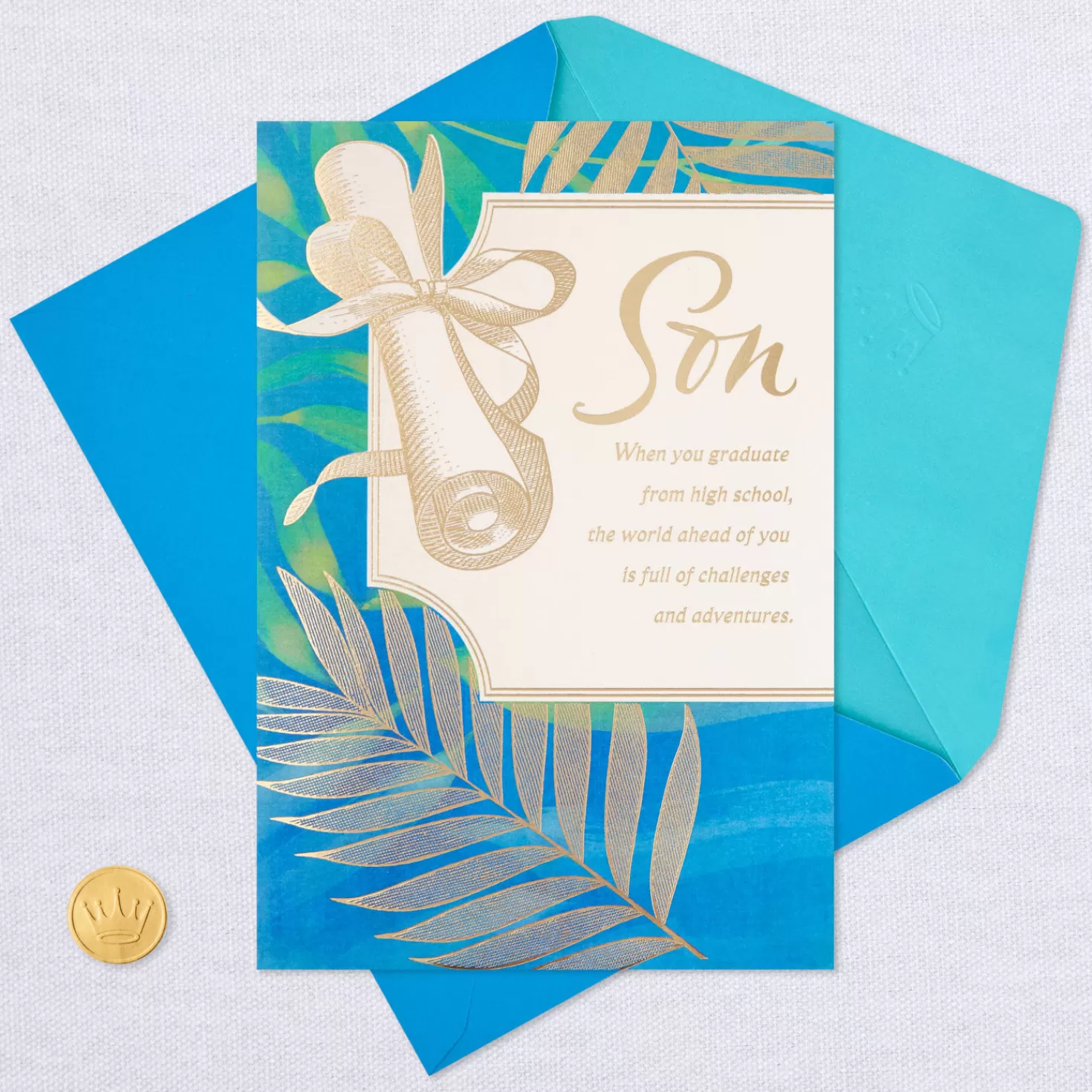 Store So Proud Of You High School Graduation Card For Son Graduation