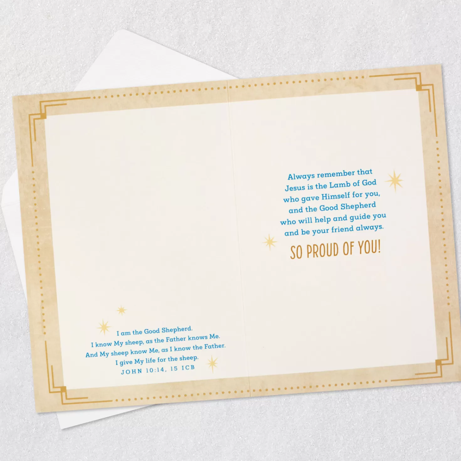 Fashion So Proud Of You Religious First Communion Card For Nephew First Communion