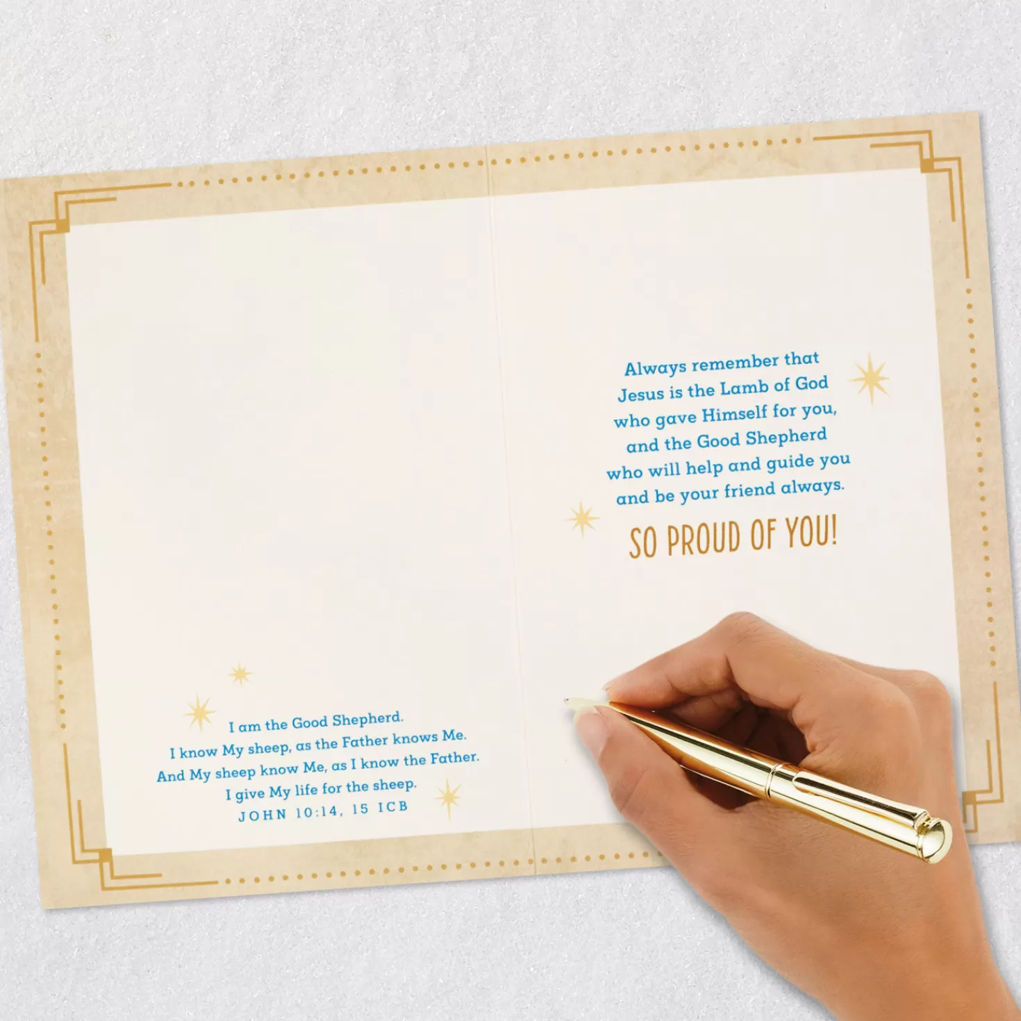 Fashion So Proud Of You Religious First Communion Card For Nephew First Communion