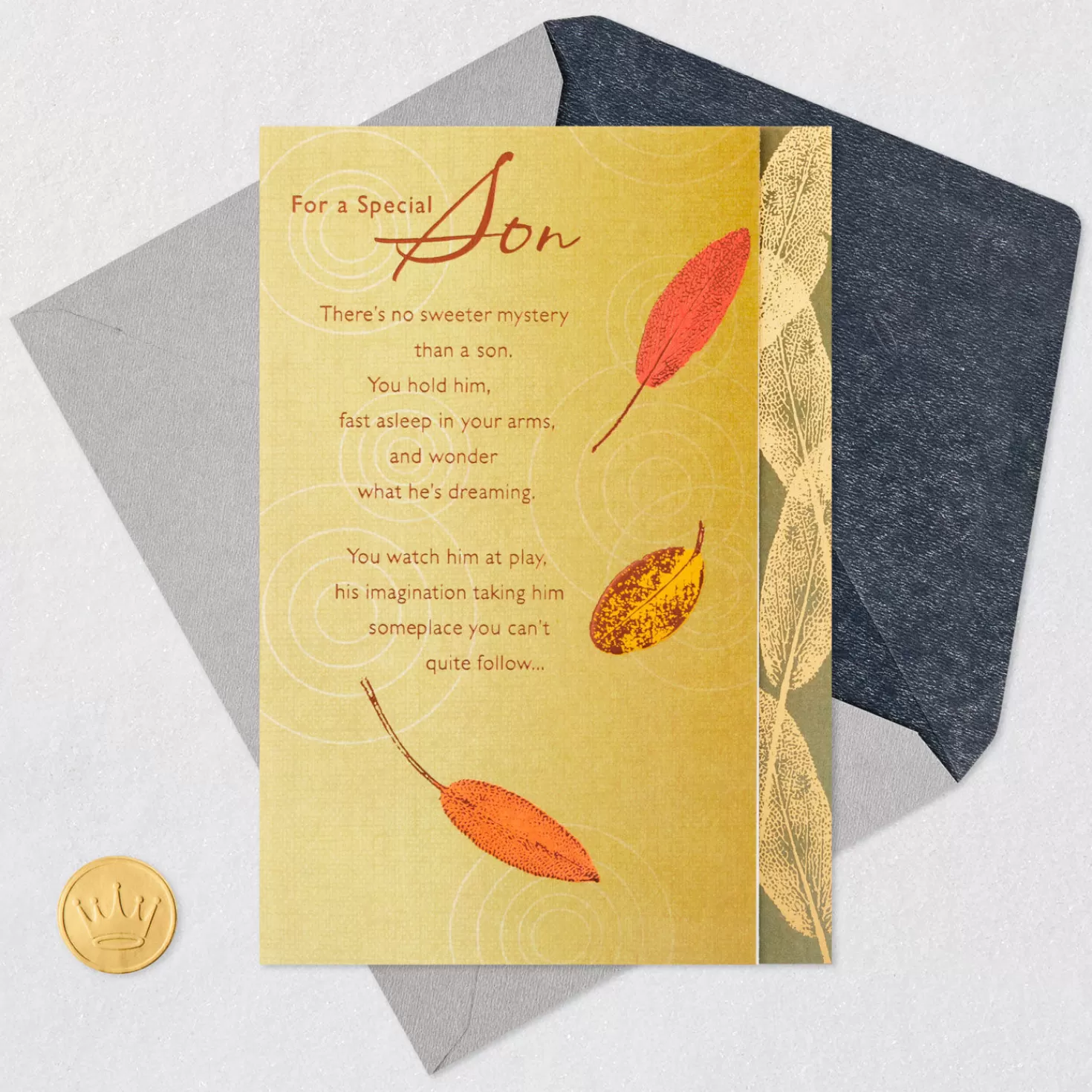 Birthday>Hallmark So Proud To Have You For A Son Birthday Card