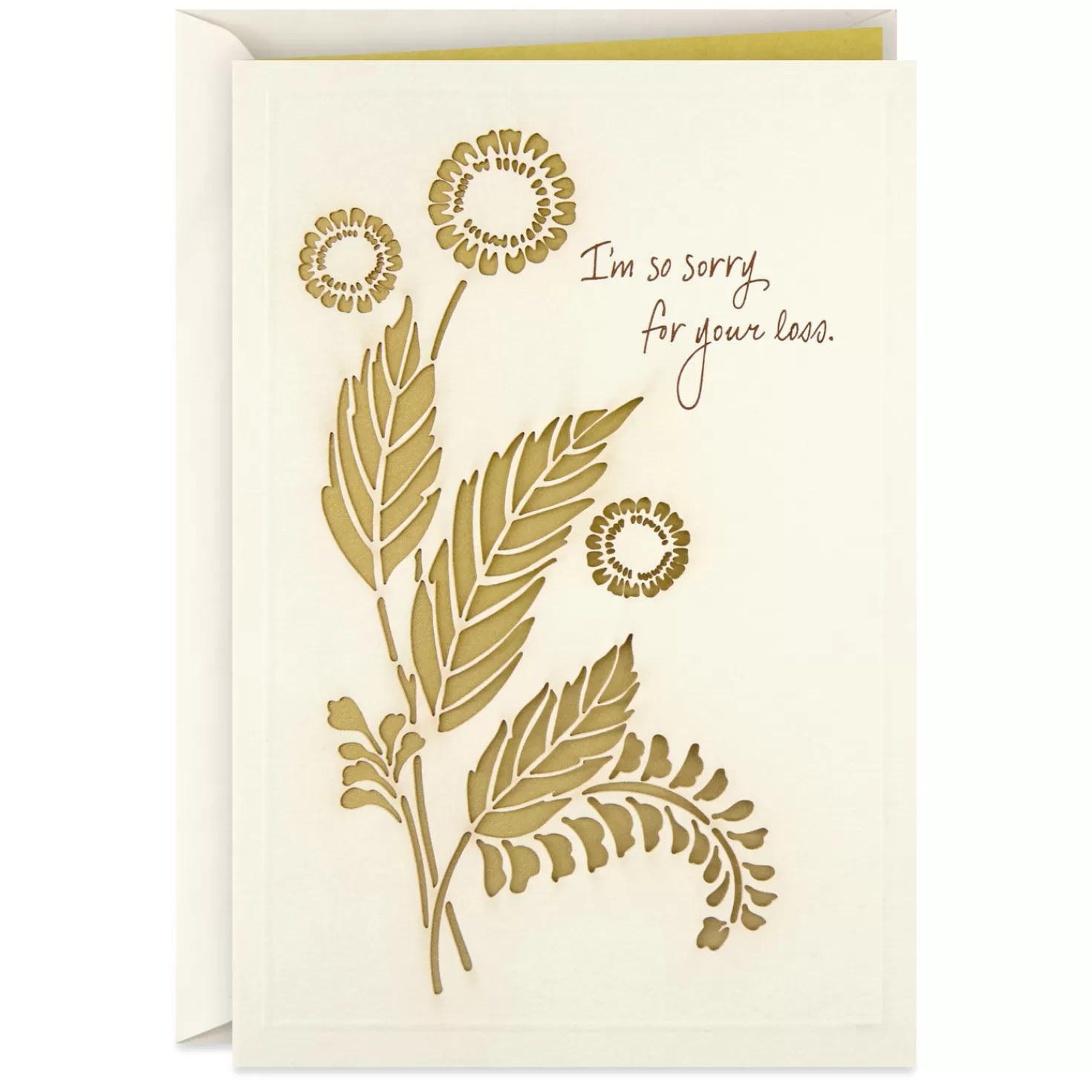 Shop So Sorry For Your Loss Sympathy Card Sympathy