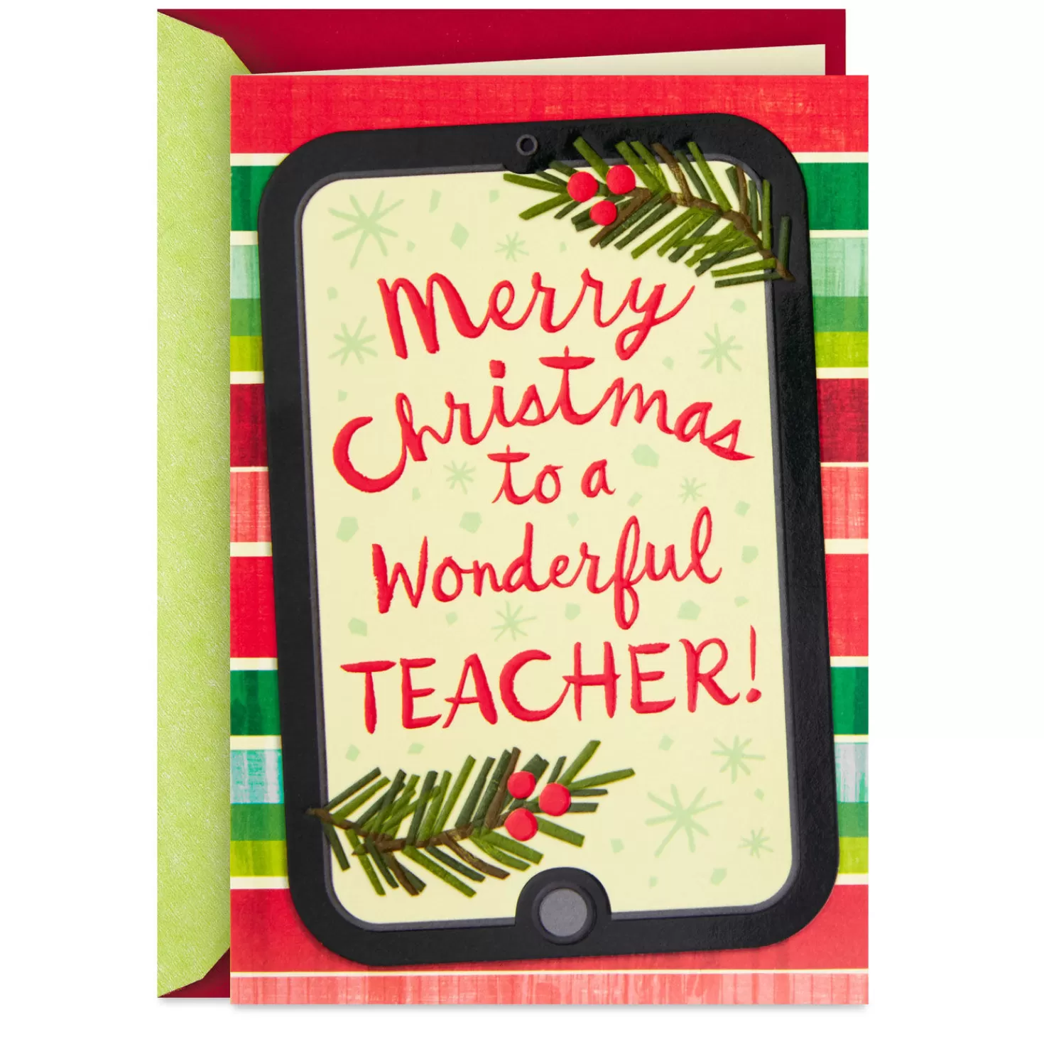Sale So Thankful For You Christmas Card For Teacher Teacher Appreciation