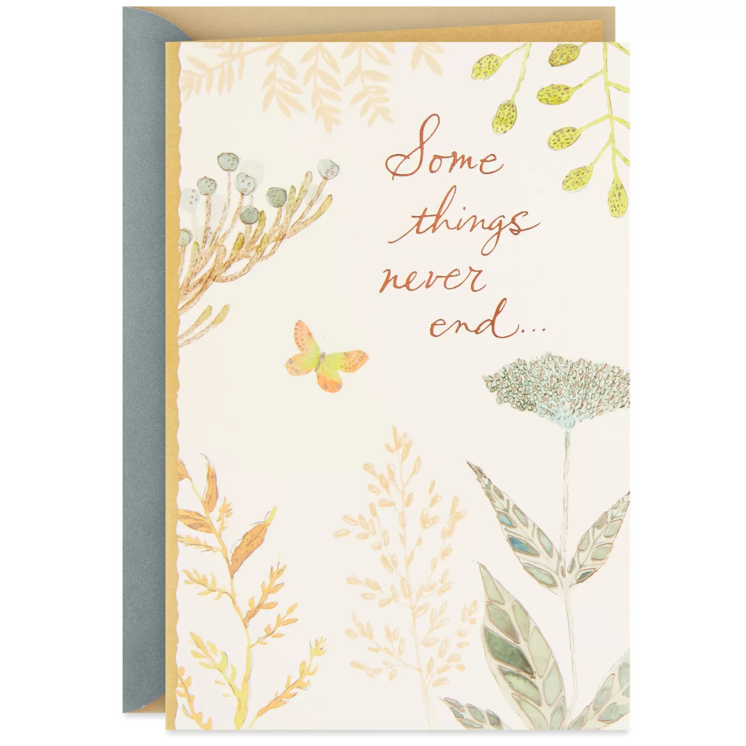 Outlet Some Things Never End Floral Sympathy Card Sympathy