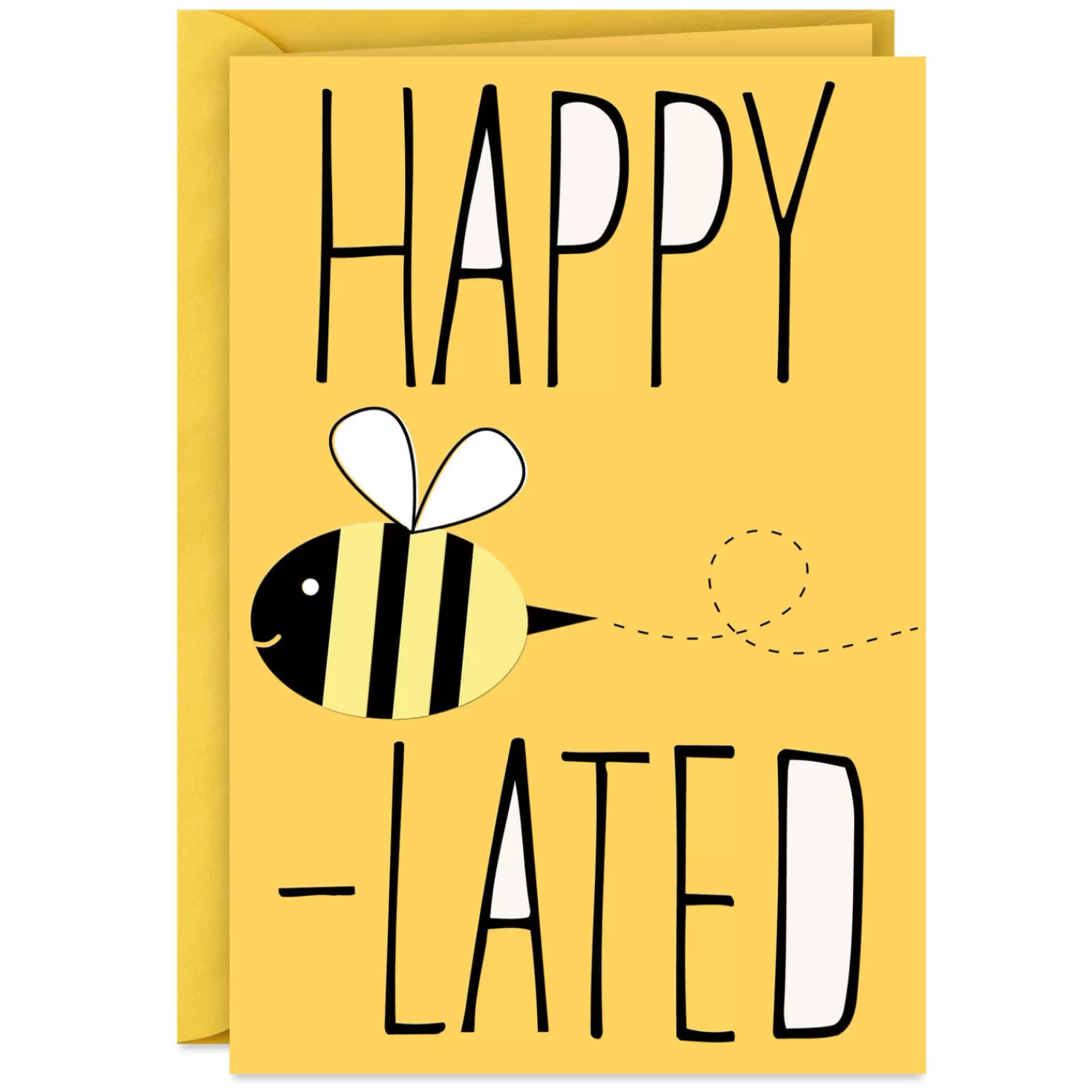 Birthday>Hallmark Something To Buzz About Belated Birthday Card
