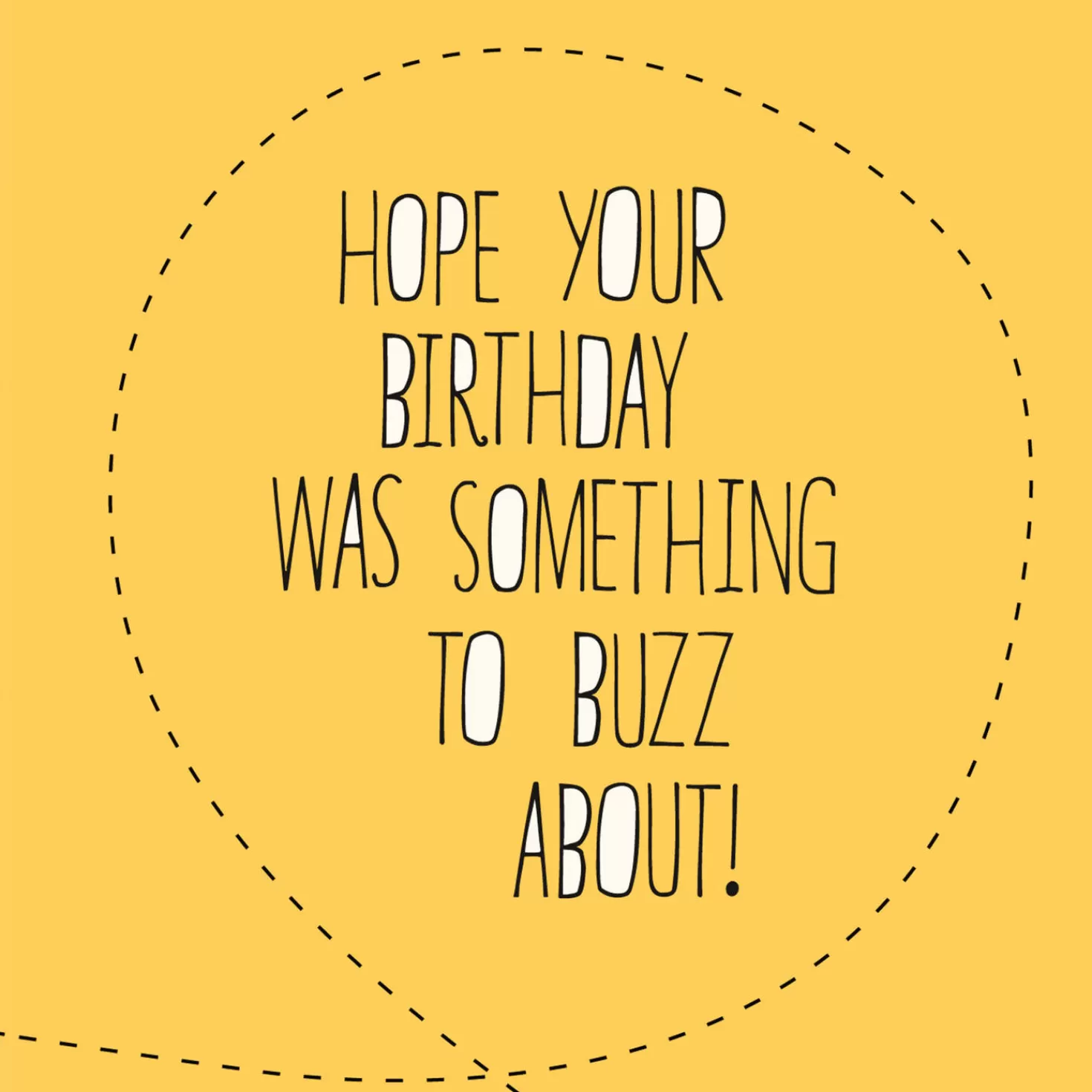 Birthday>Hallmark Something To Buzz About Belated Birthday Card