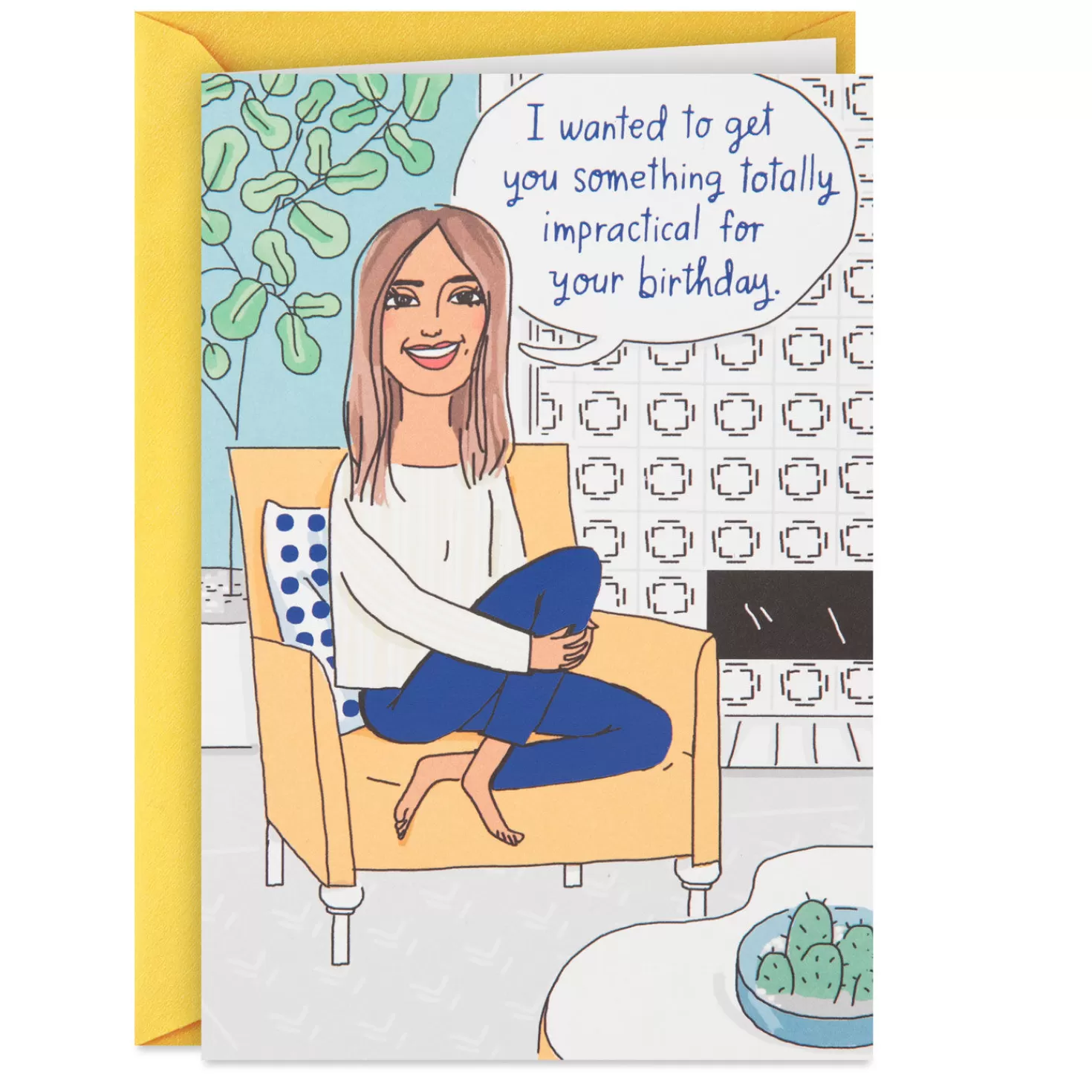 Birthday>Hallmark Something Totally Impractical Funny Birthday Card For Her
