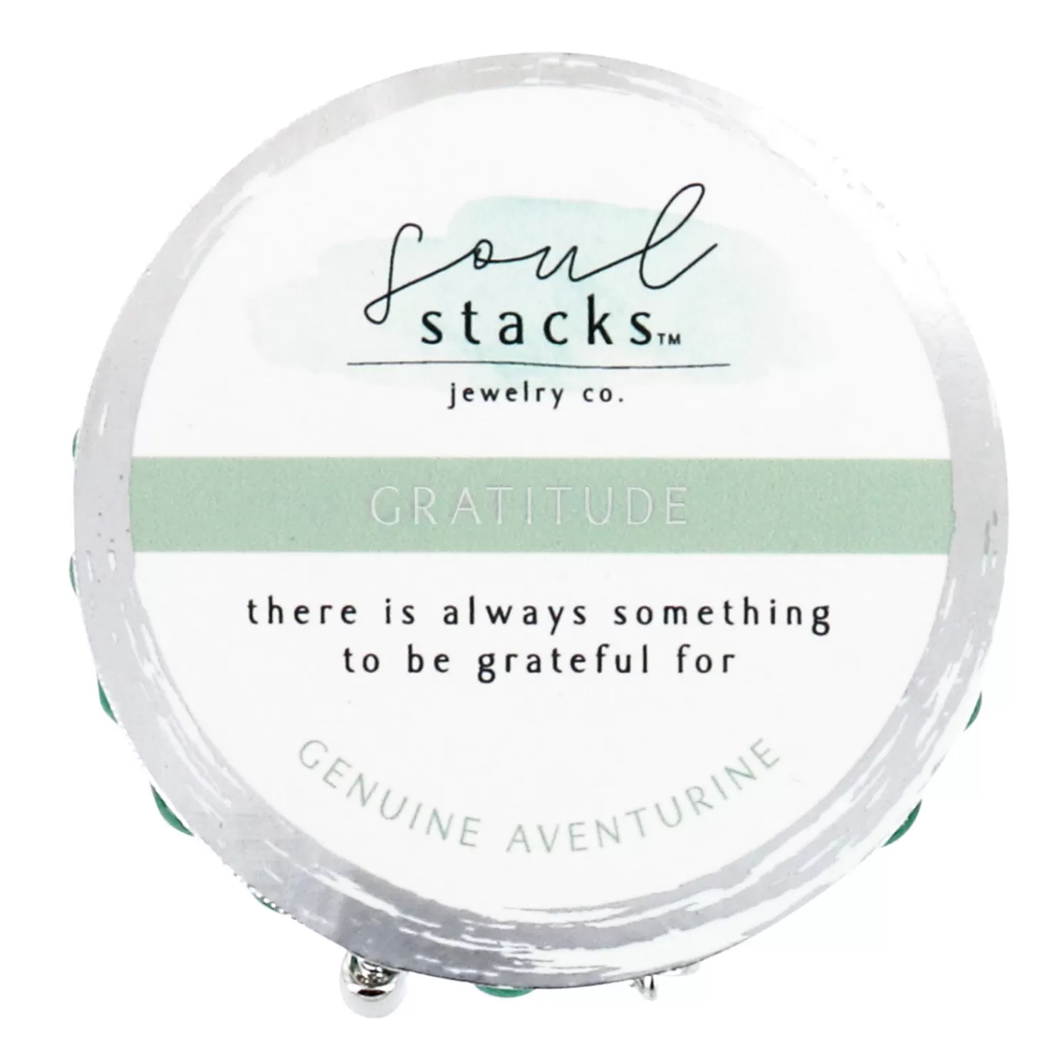 Hot Soul Stacks Gratitude Beaded Stretch Bracelets, Set Of 3 Encouragement