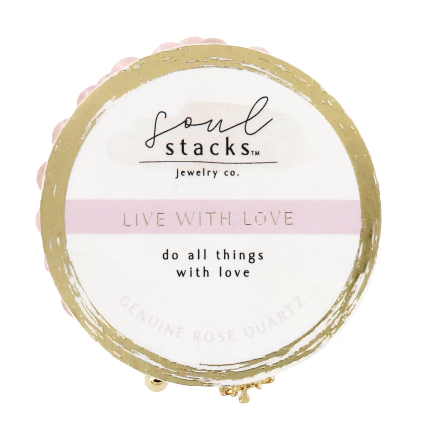 Flash Sale Soul Stacks Live With Love Beaded Stretch Bracelets, Set Of 3 Encouragement
