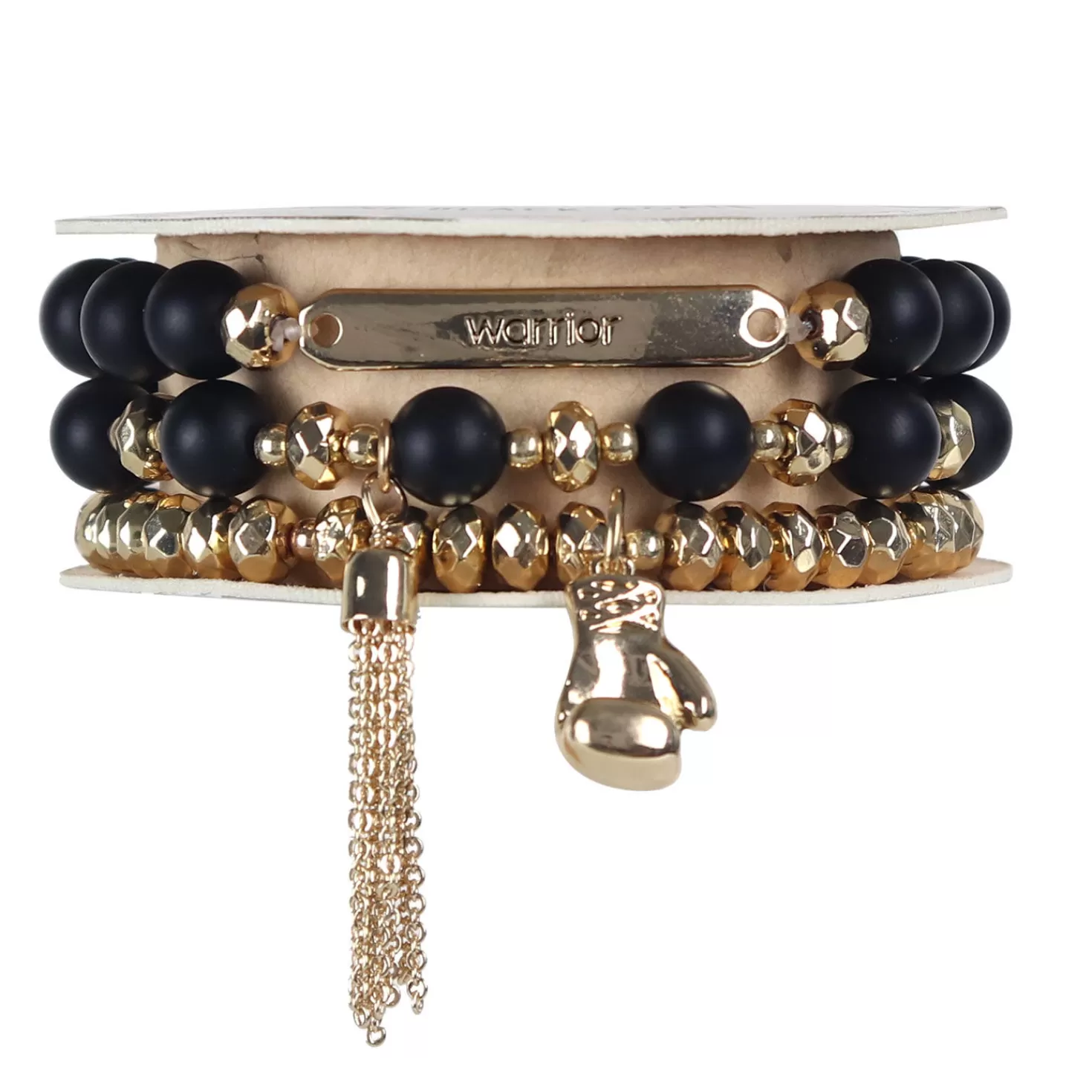 Best Soul Stacks Warrior Beaded Stretch Bracelets, Set Of 3 Encouragement