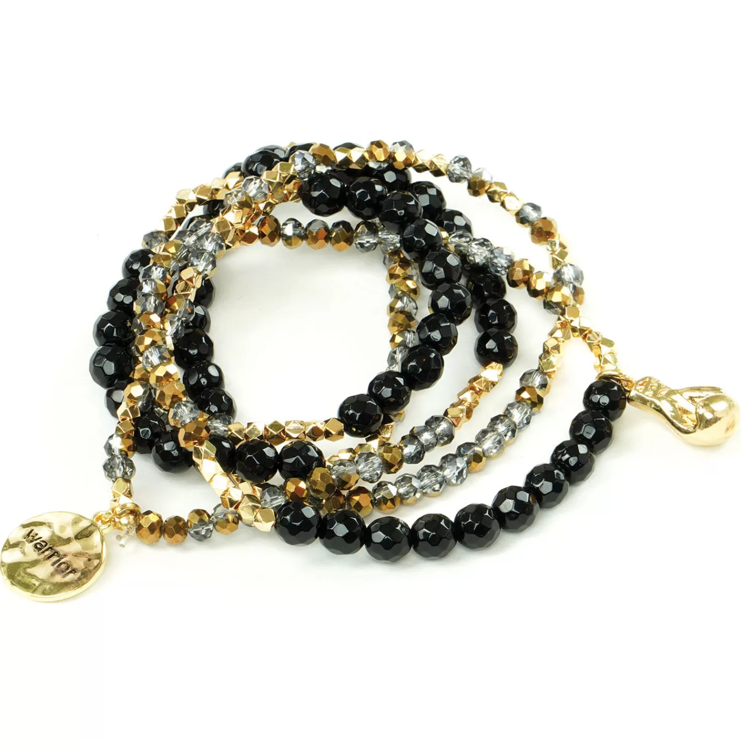 Fashion Soul Stacks Warrior Beaded Wrap Jewelry Encouragement