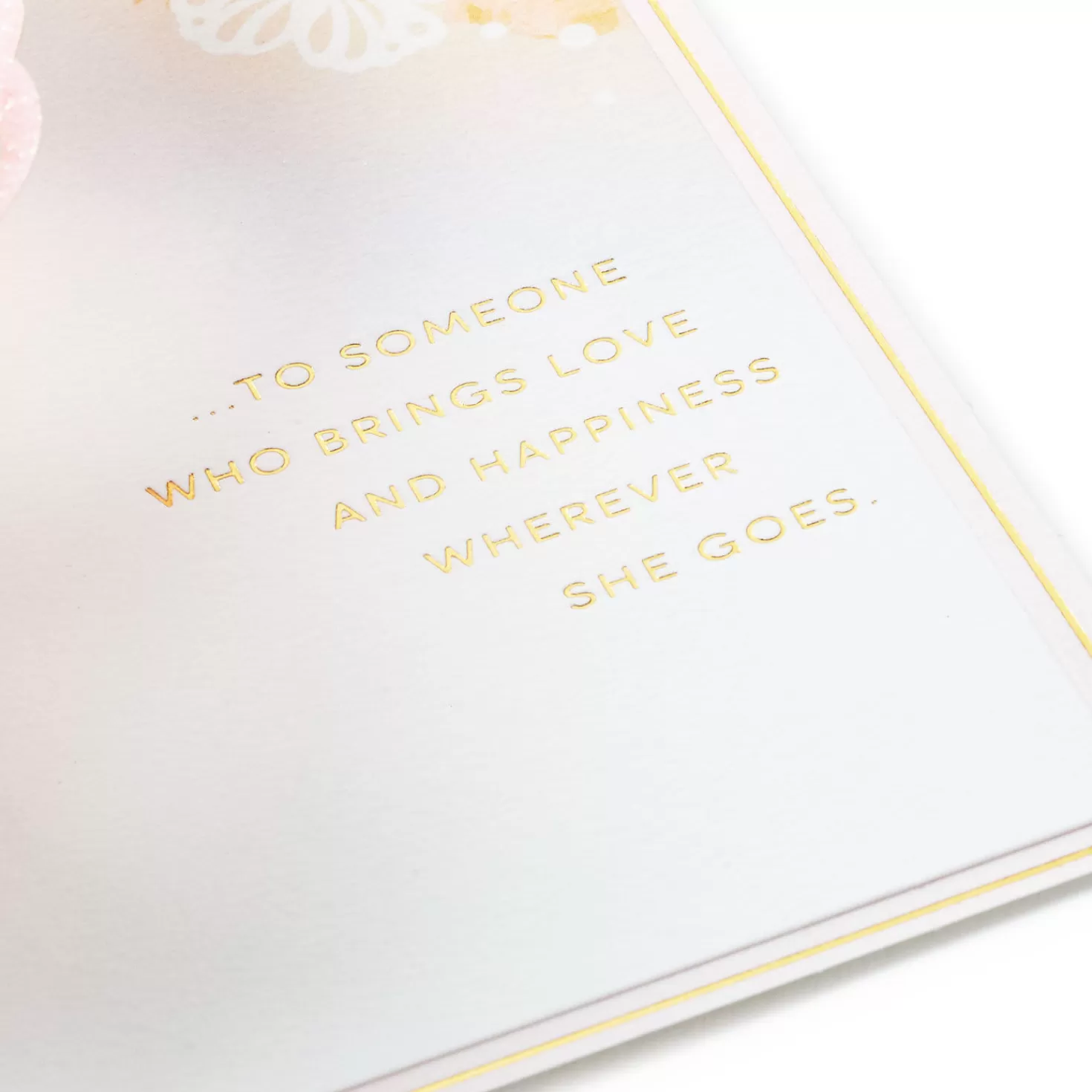 Flash Sale Special Wish To Someone Who Brings Happiness 3D Pop-Up Card For Her Encouragement