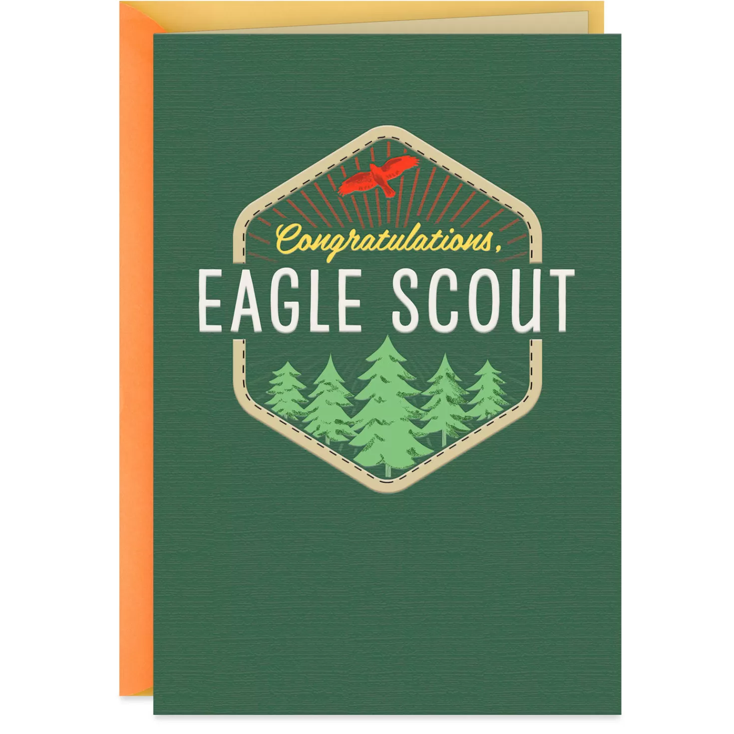 Shop Spirit Of Adventure Eagle Scout Congratulations Card Congratulations