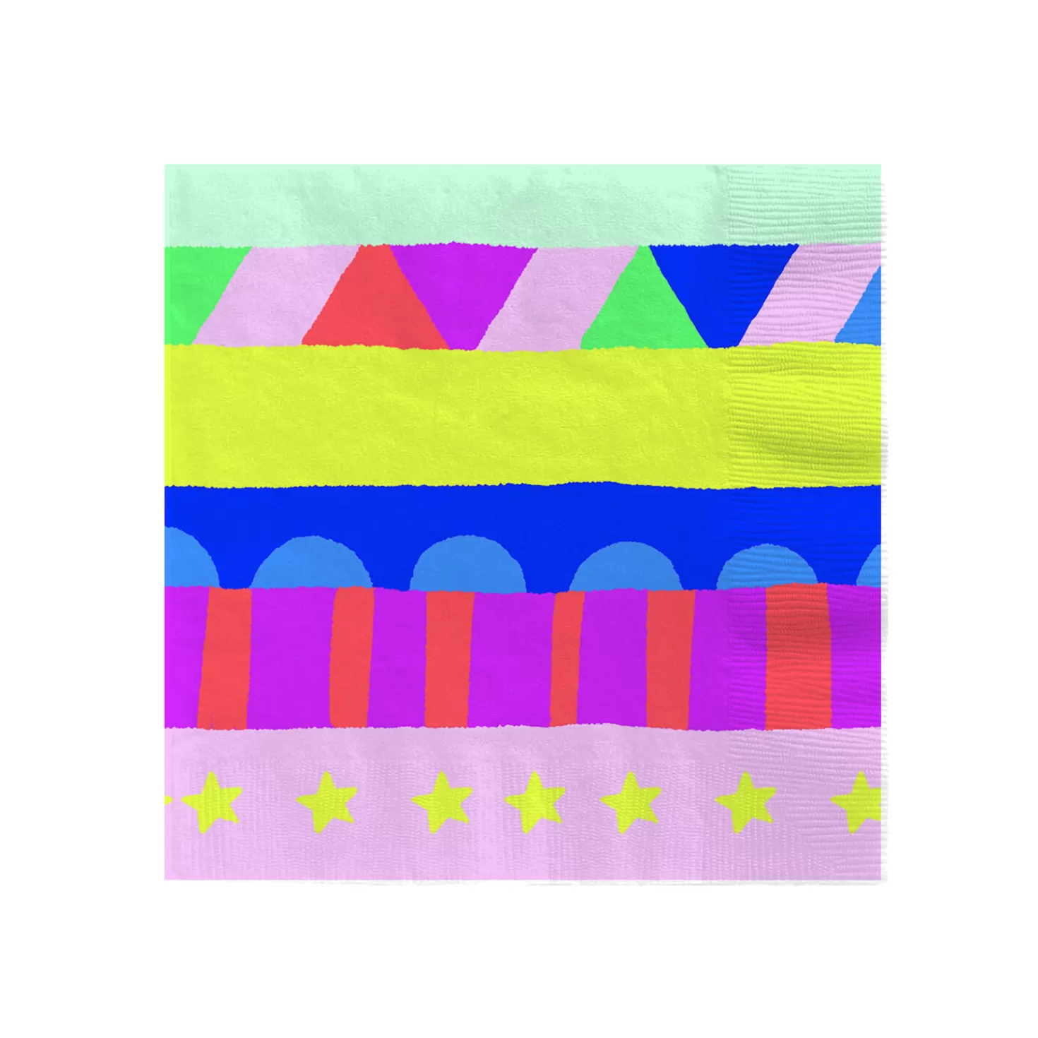 Birthday>Hallmark Stacked Geometrics Cocktail Napkins, Set Of 16