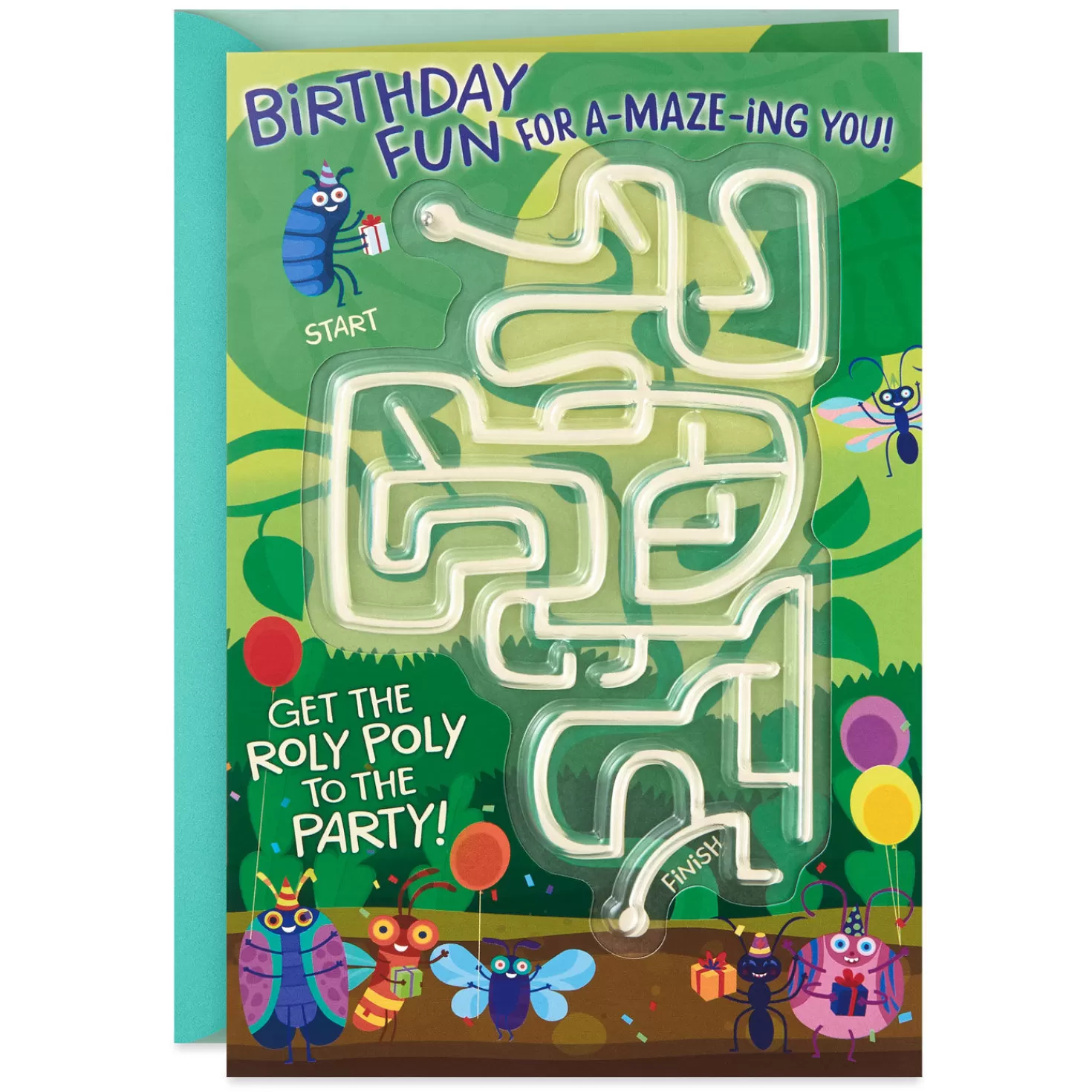 Birthday>Hallmark Start To Finish Fun Birthday Card With Maze