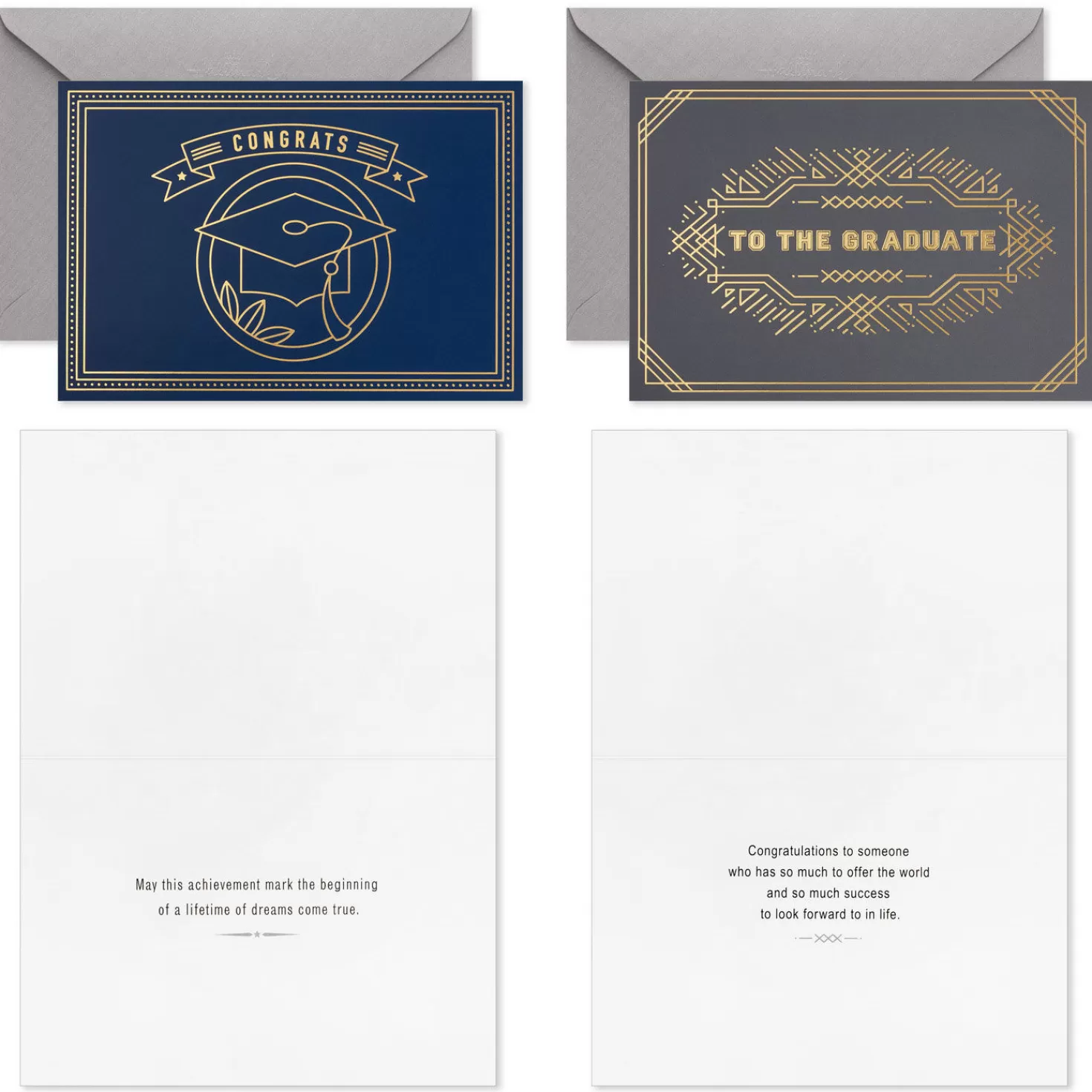 Shop Stately Styles Graduation Cards Assortment, Pack Of 16 Graduation