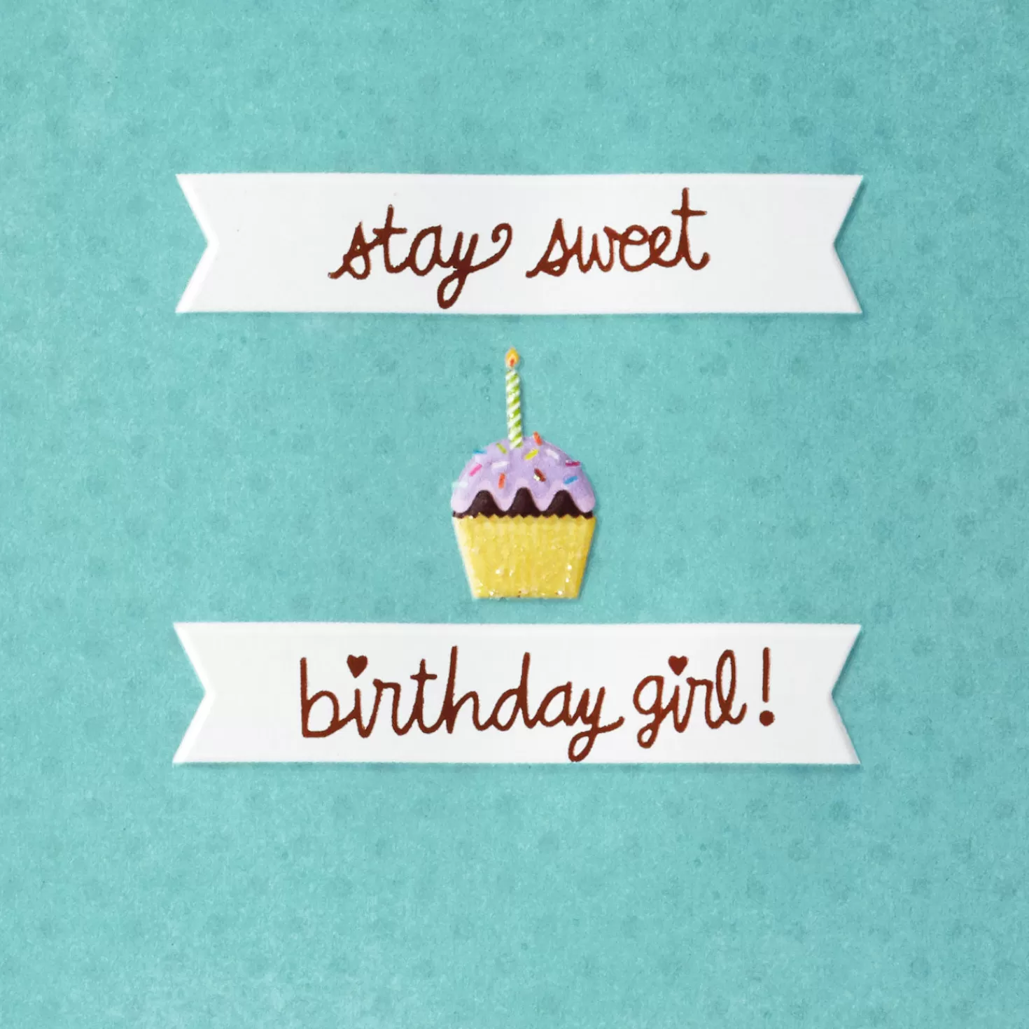 Birthday>Hallmark Stay Sweet Hearts And Cupcakes Birthday Card For Her