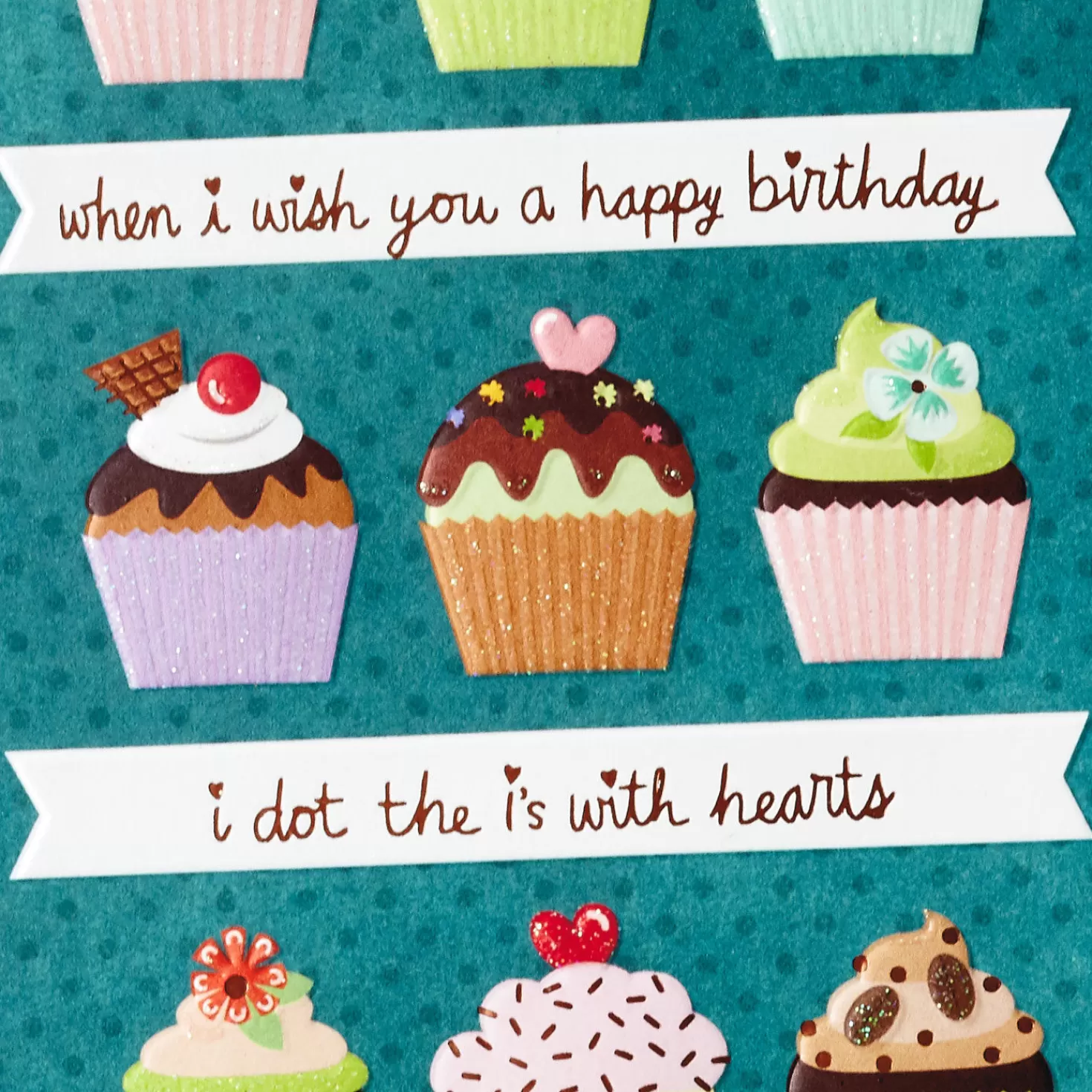 Birthday>Hallmark Stay Sweet Hearts And Cupcakes Birthday Card For Her