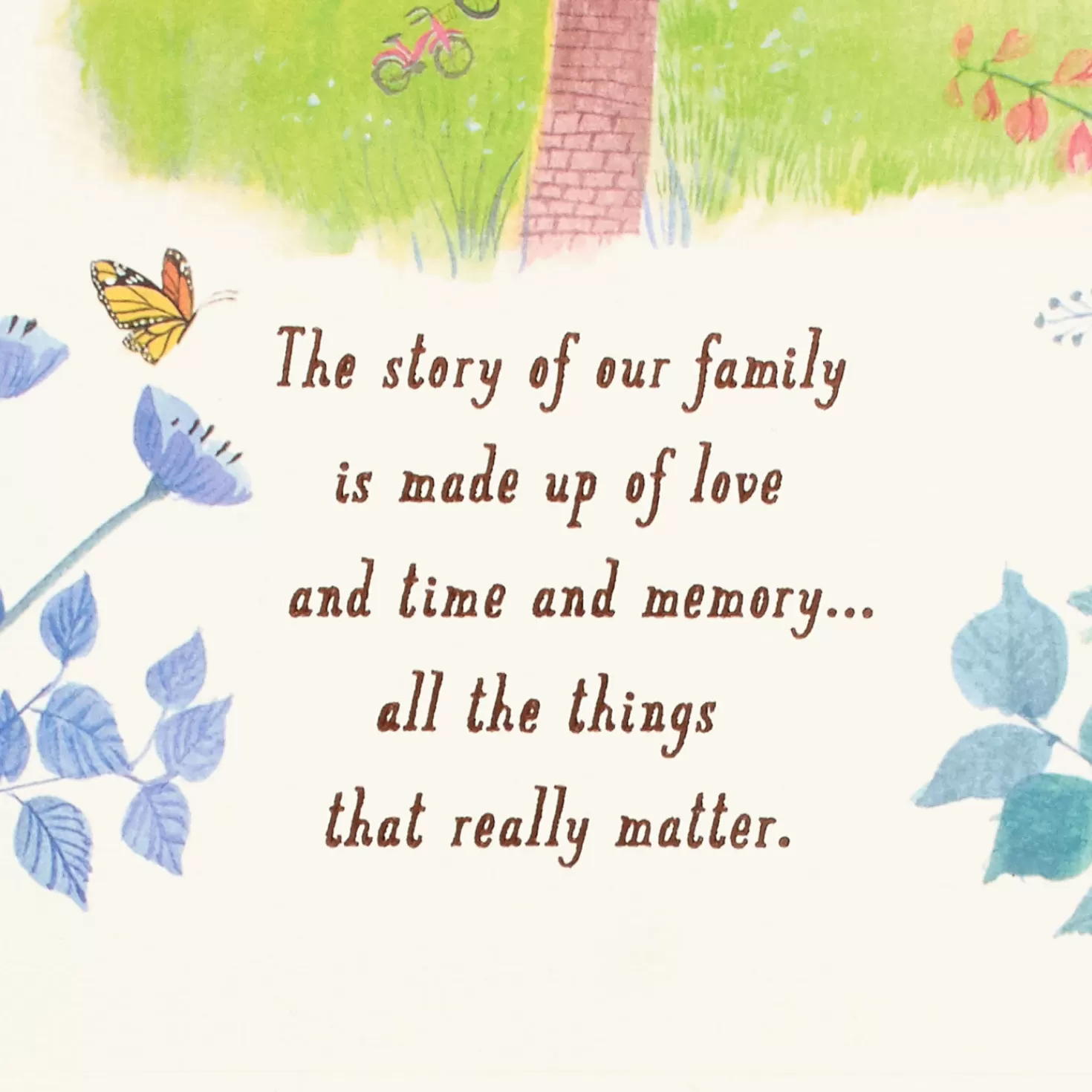 Anniversary>Hallmark Story Of Our Family Anniversary Card For Mom And Dad
