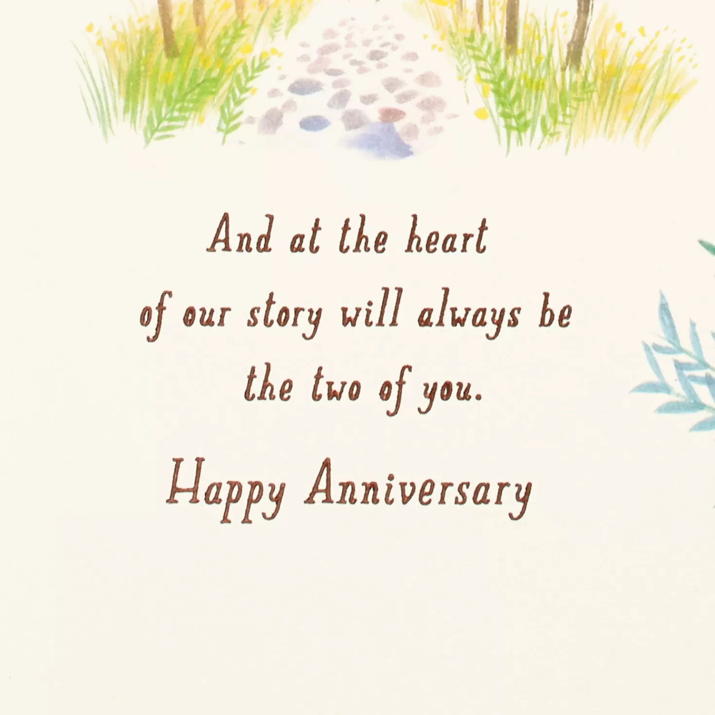Anniversary>Hallmark Story Of Our Family Anniversary Card For Mom And Dad
