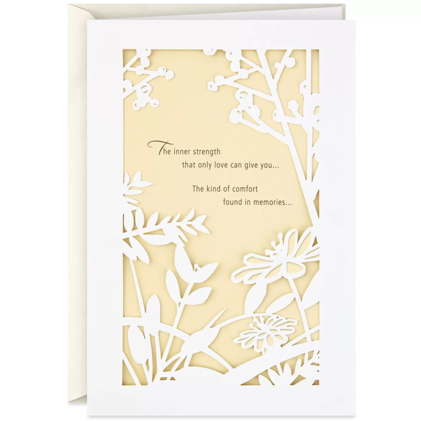 Best Sale Strength, Comfort And Peace Sympathy Card Sympathy