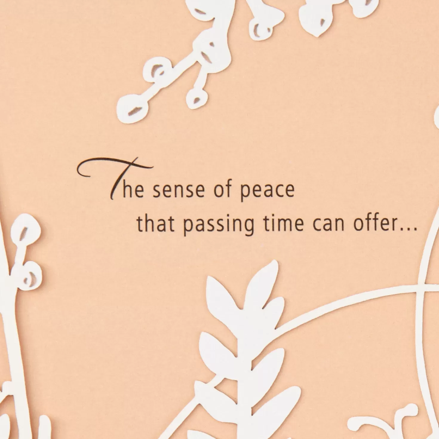 Best Sale Strength, Comfort And Peace Sympathy Card Sympathy