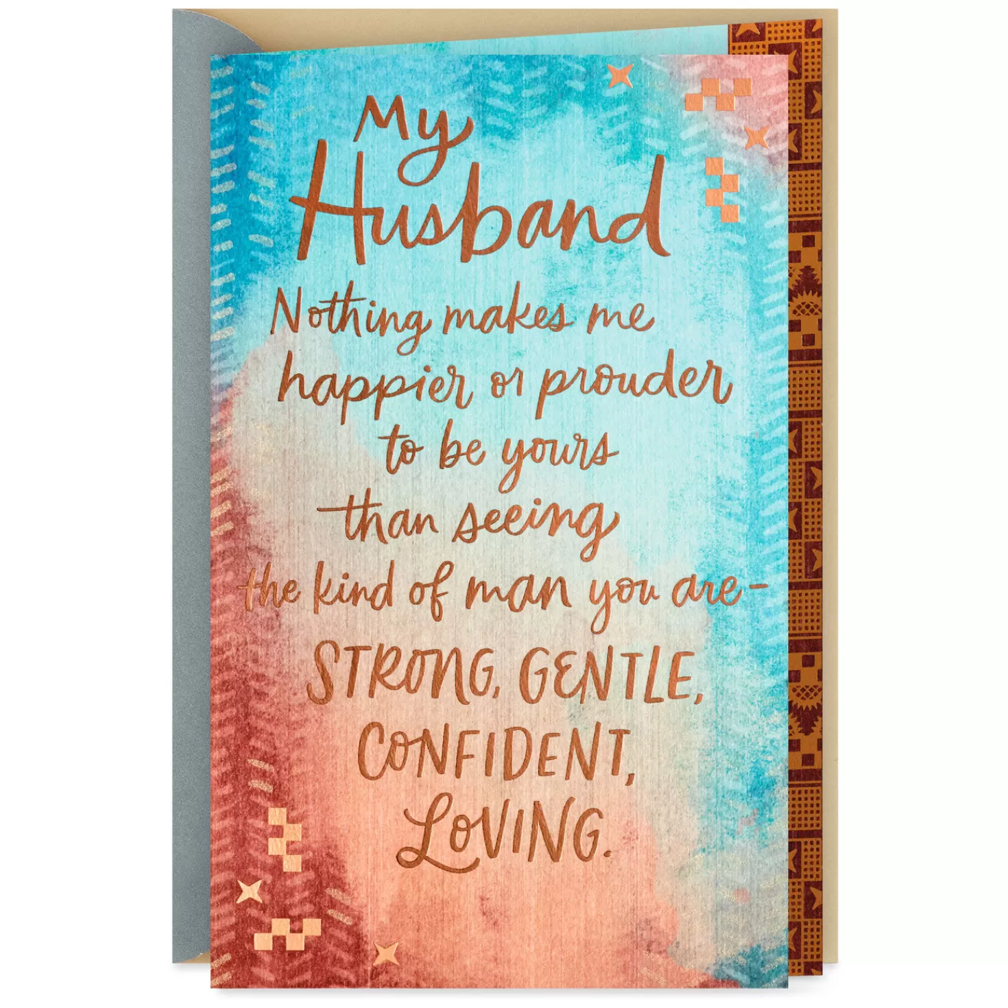 Anniversary>Hallmark Strong, Gentle, Confident Anniversary Card For Husband