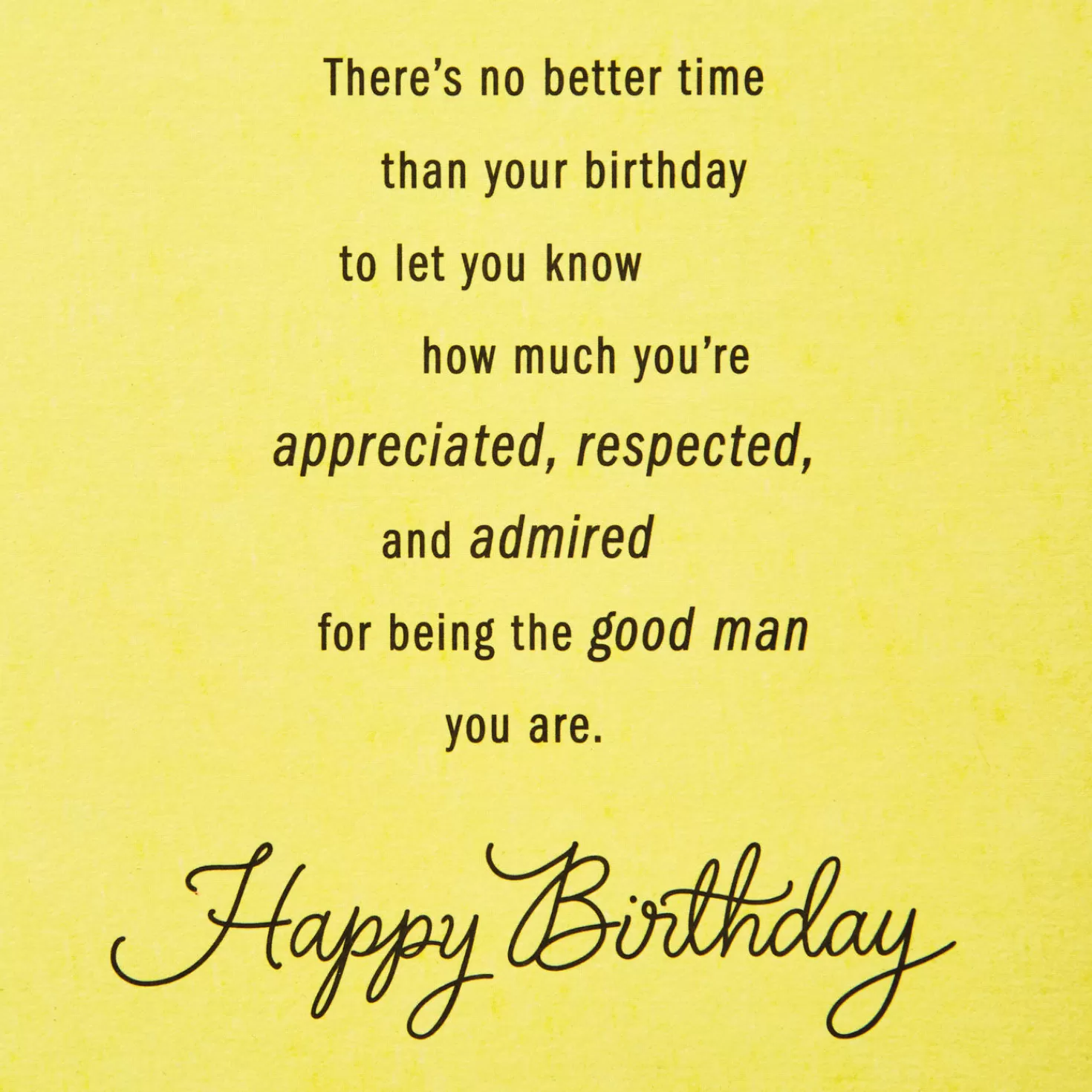 Birthday>Hallmark Strong, Steady Presence In Our Family Birthday Card For Him