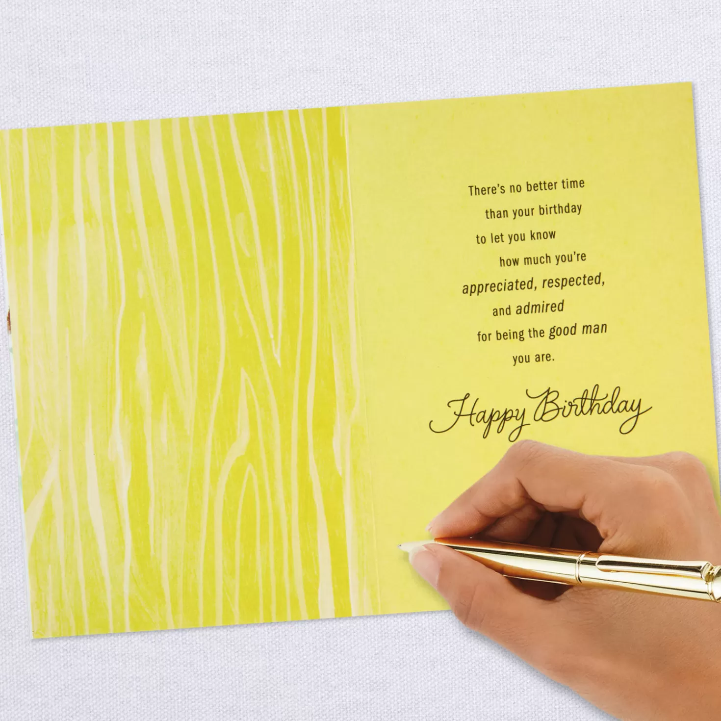 Birthday>Hallmark Strong, Steady Presence In Our Family Birthday Card For Him