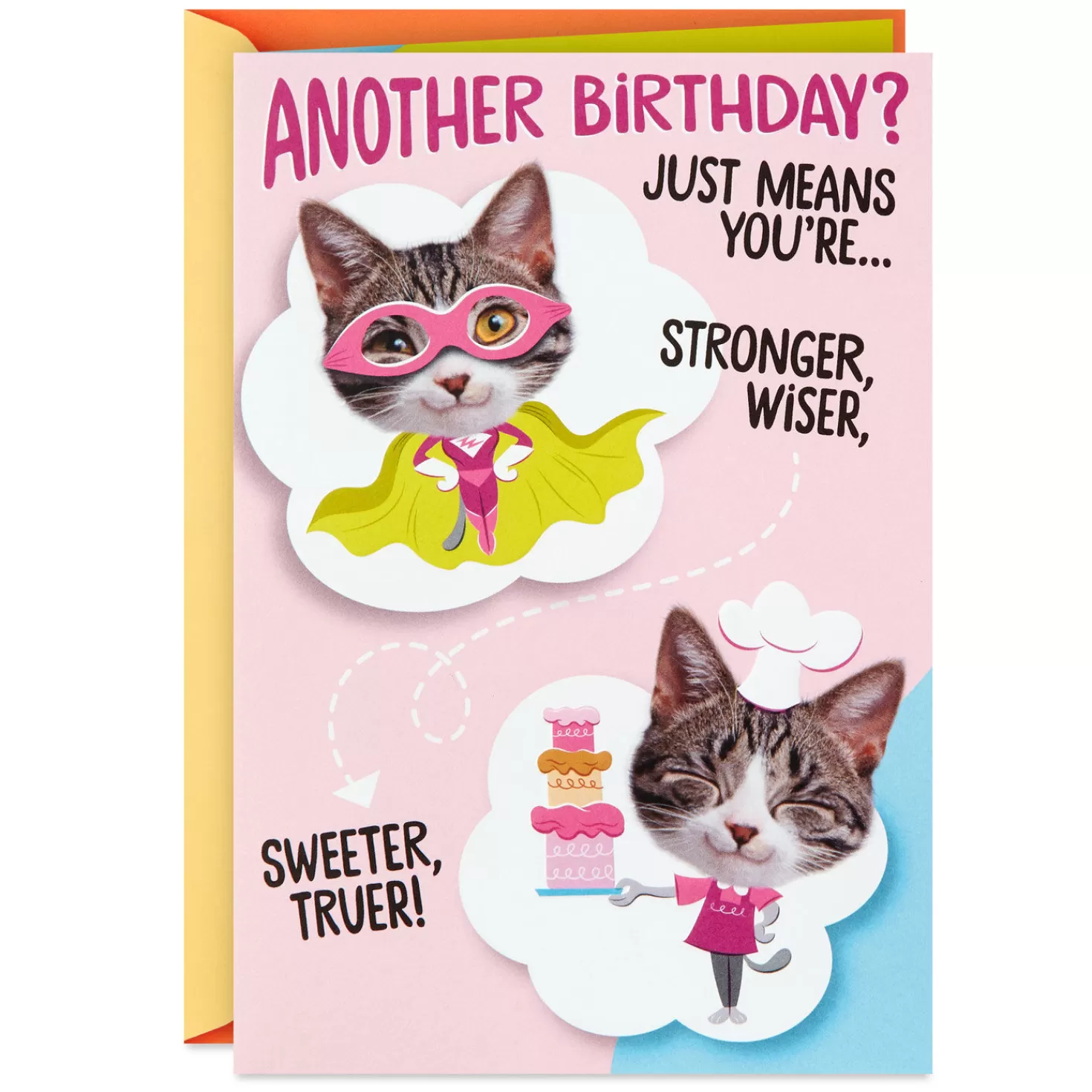 Birthday>Hallmark Stronger, Wiser, Sweeter Funny Pop-Up Birthday Card