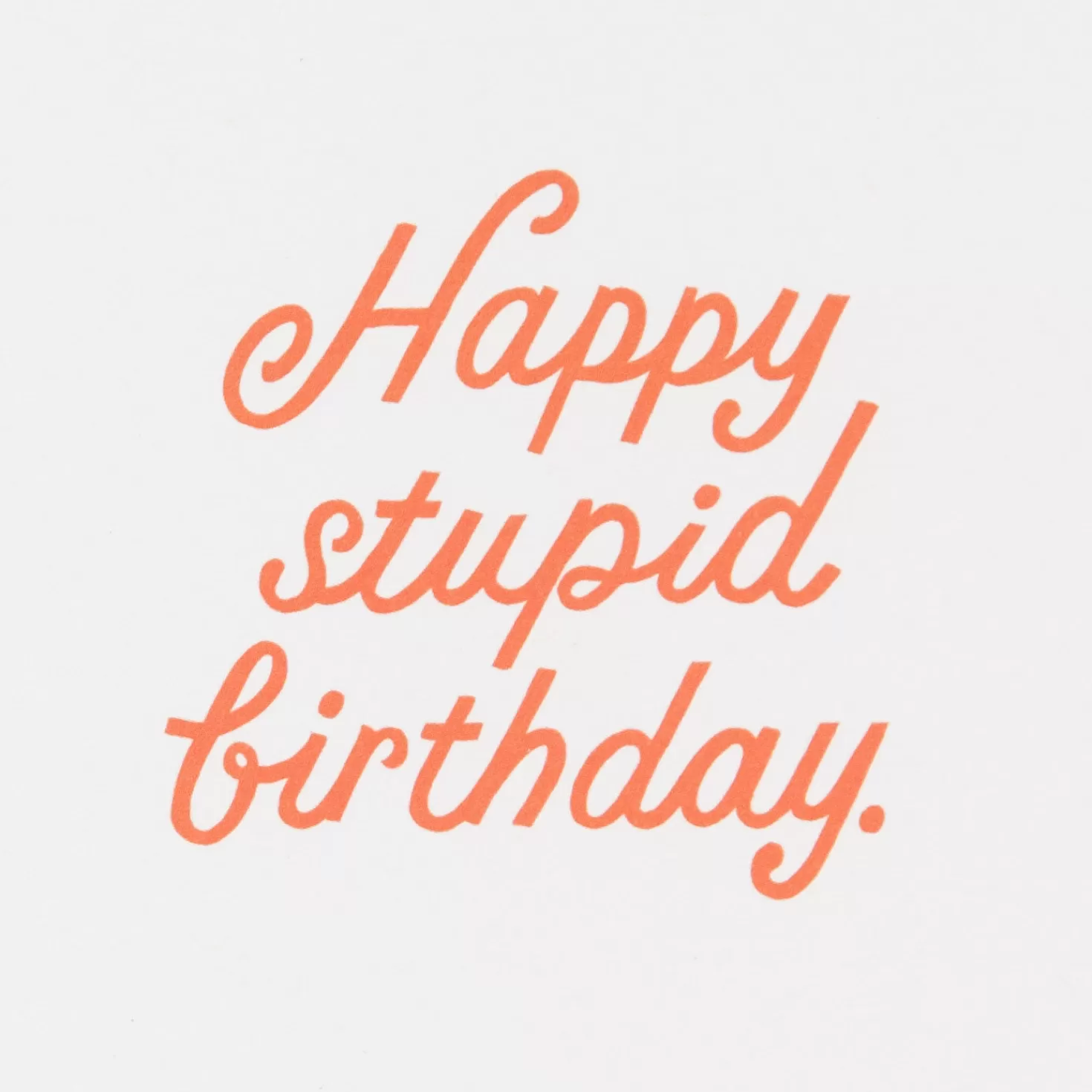 Birthday>Hallmark Stupid Funny Birthday Card