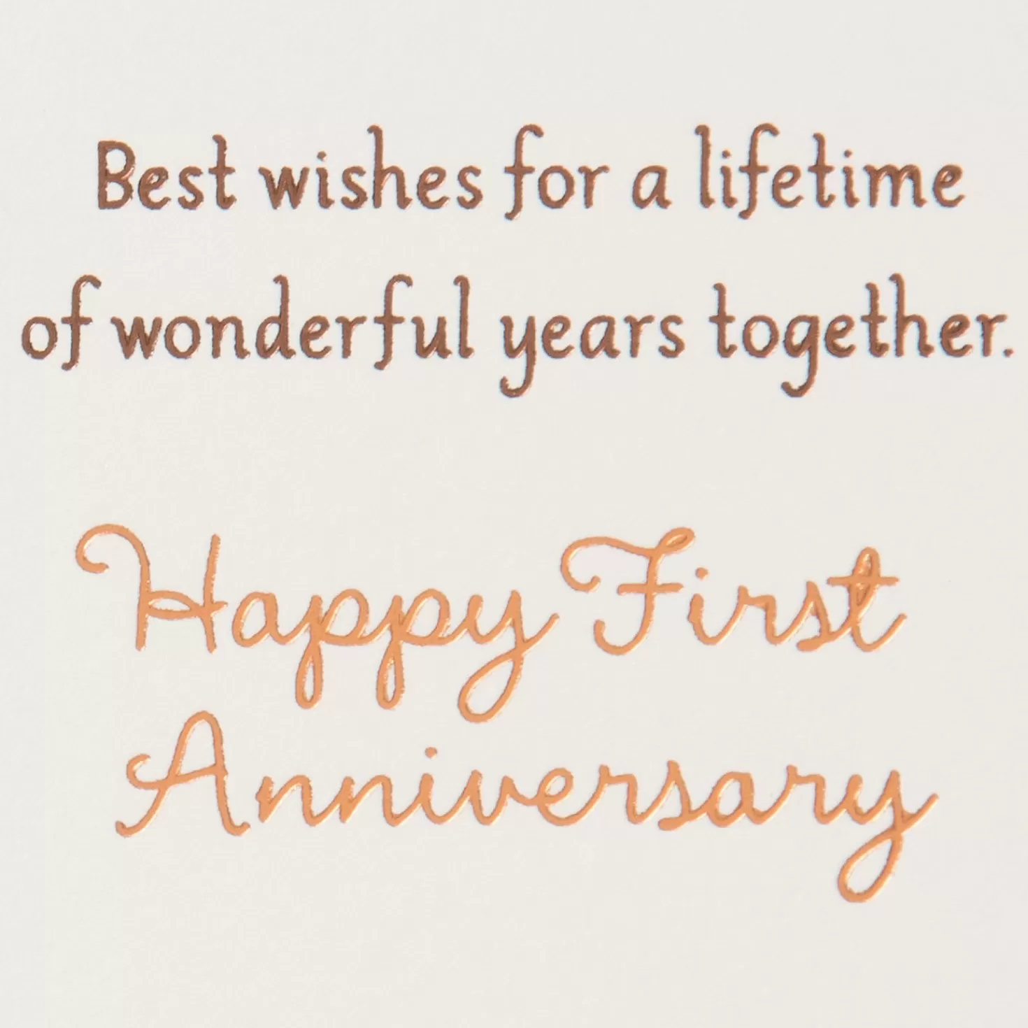 Anniversary>Hallmark Summer, Autumn, Winter, Spring Trees First Anniversary Card