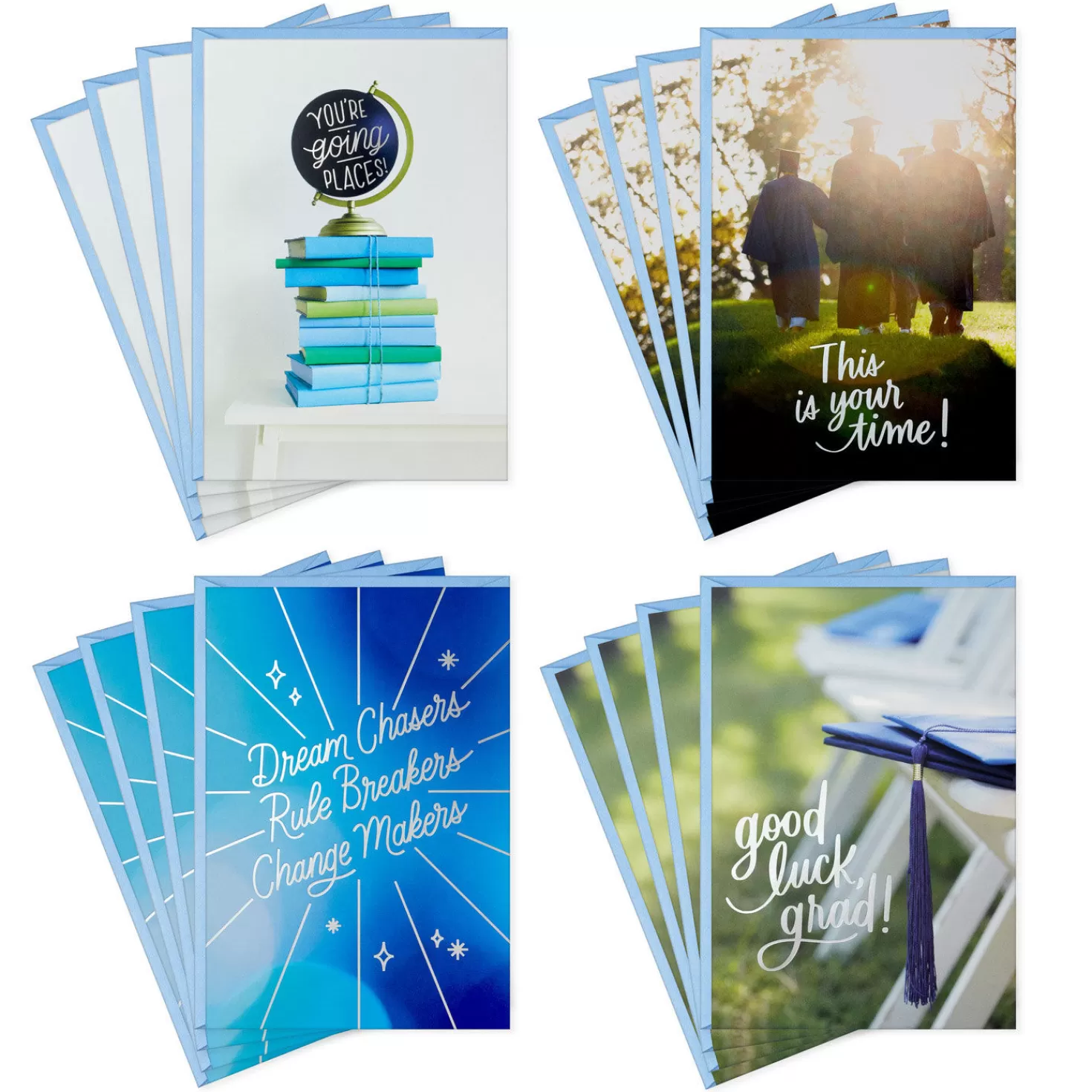 Store Sunlit Celebrations Graduation Cards Assortment, Pack Of 16 Graduation